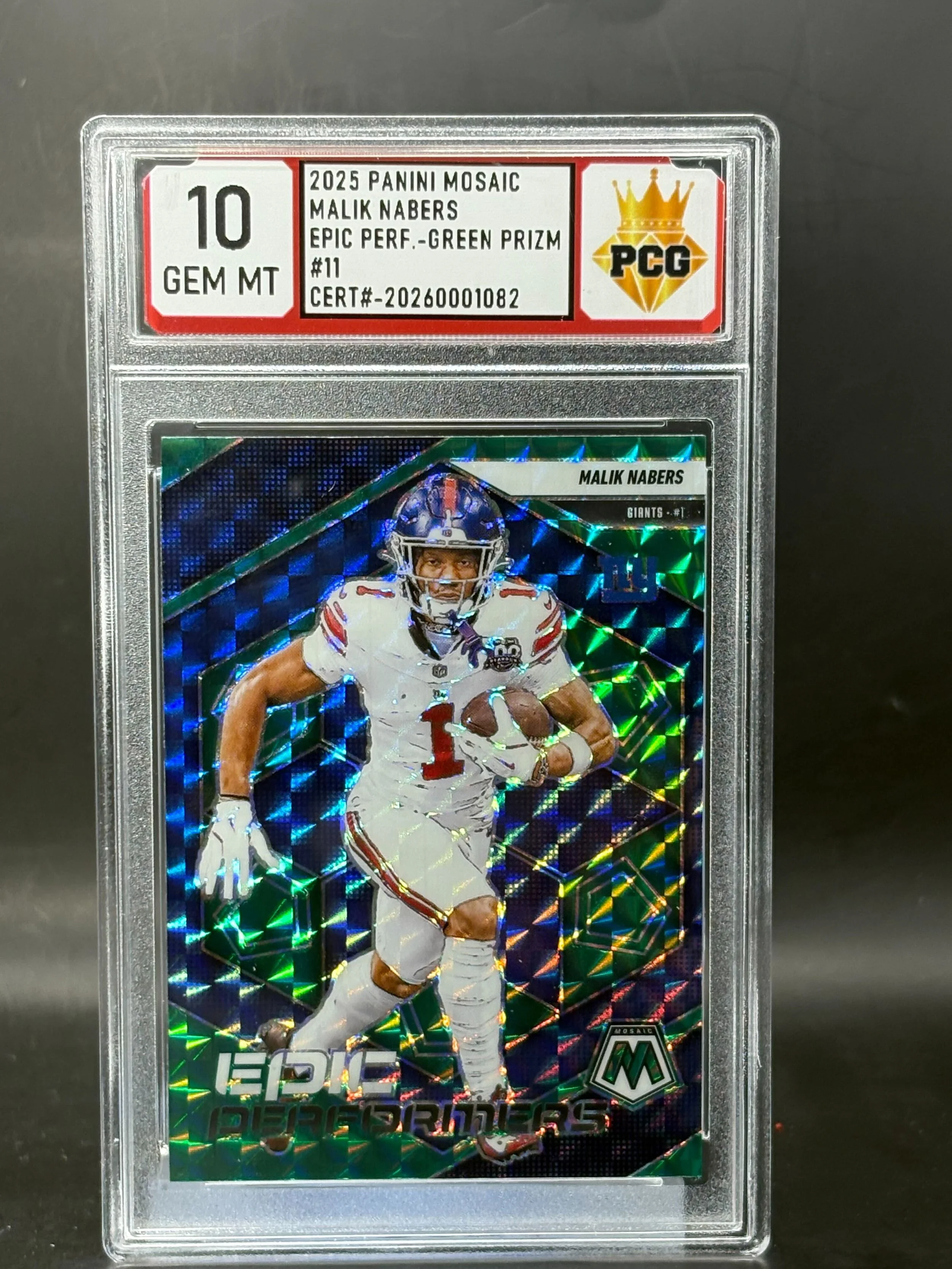 #20260001082 2025 MALIK NABERS 10 GEM MT