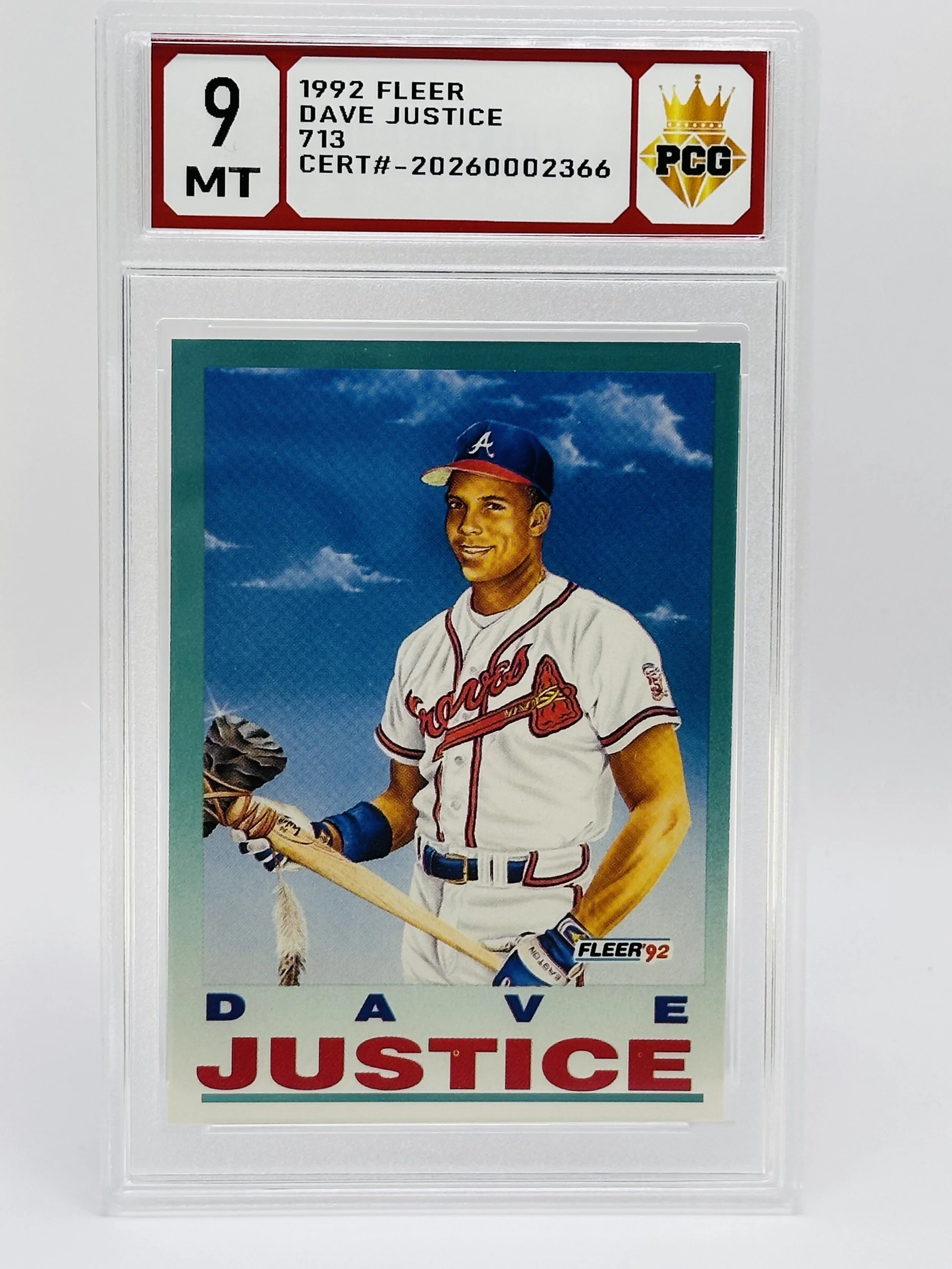 #20260002366 1992 DAVE JUSTICE 9 MT