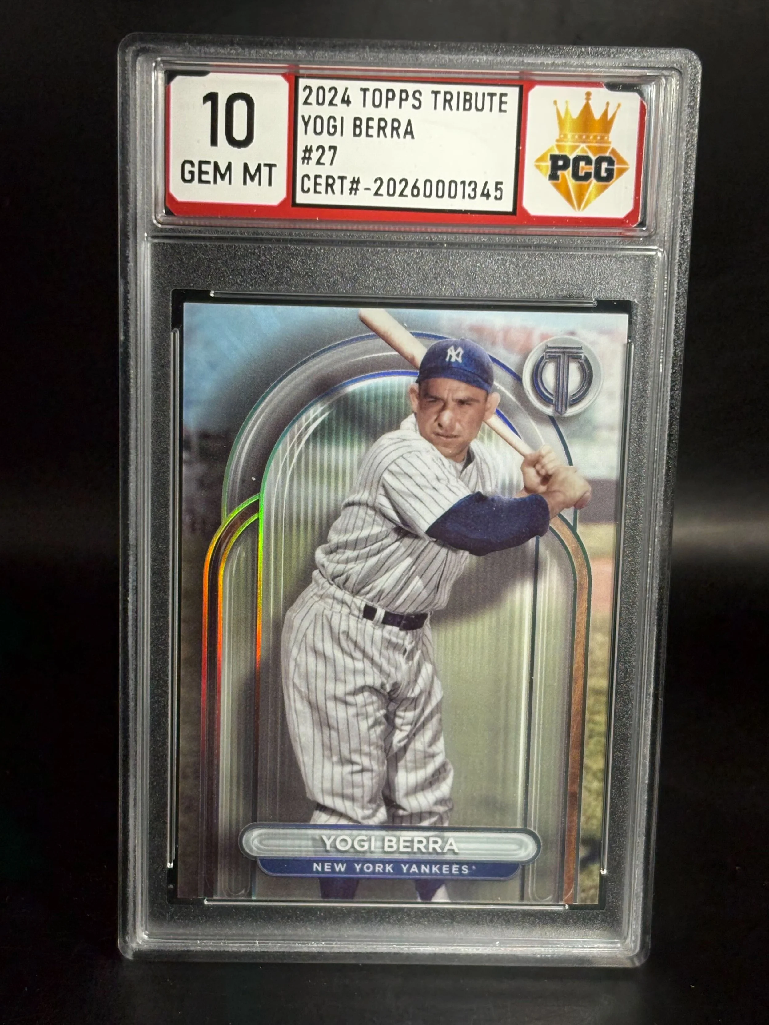#20250001345 2024 YOGI BERRA 10 GEM MT