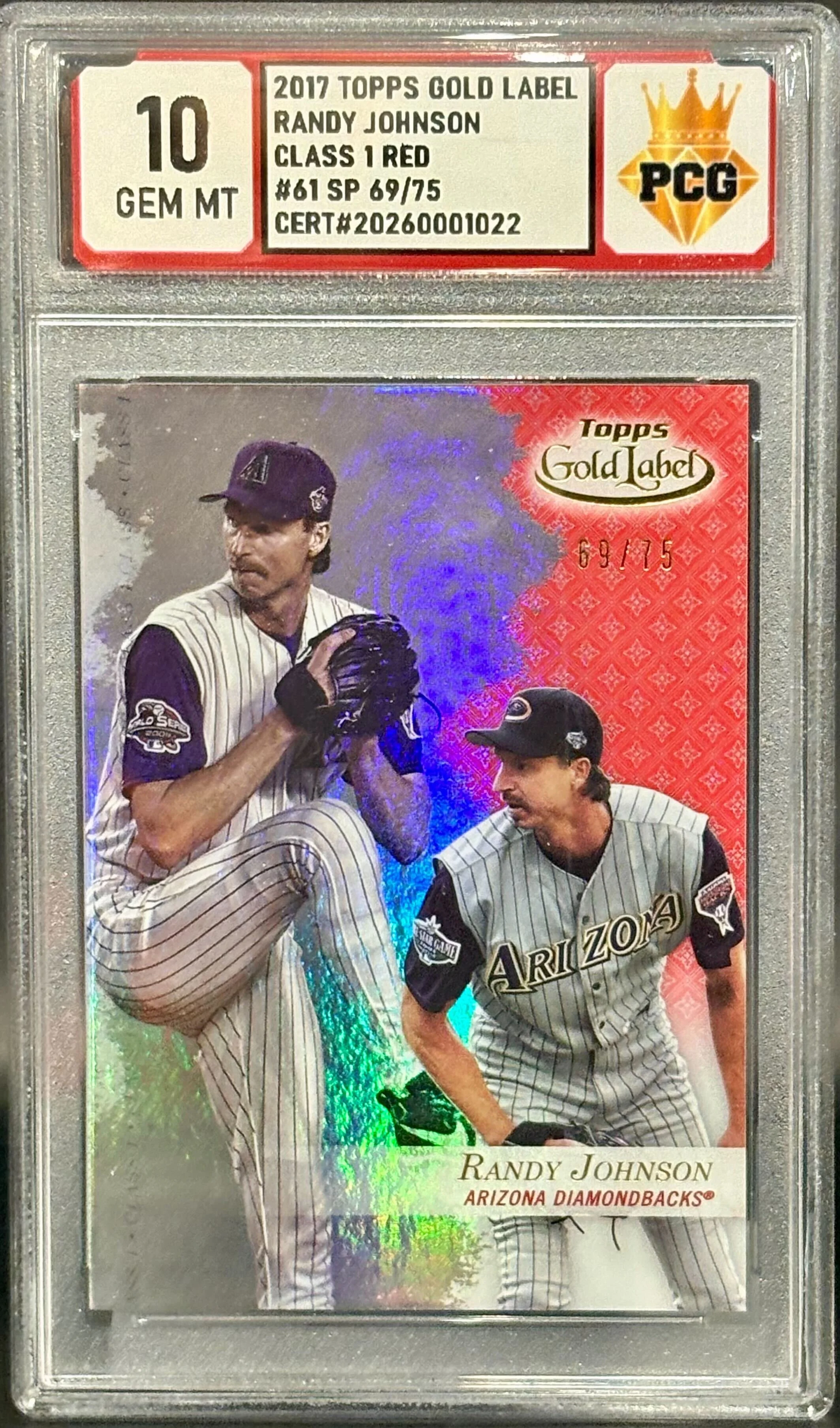 #20260001022 2017 RANDY JOHNSON 10 GEM MT