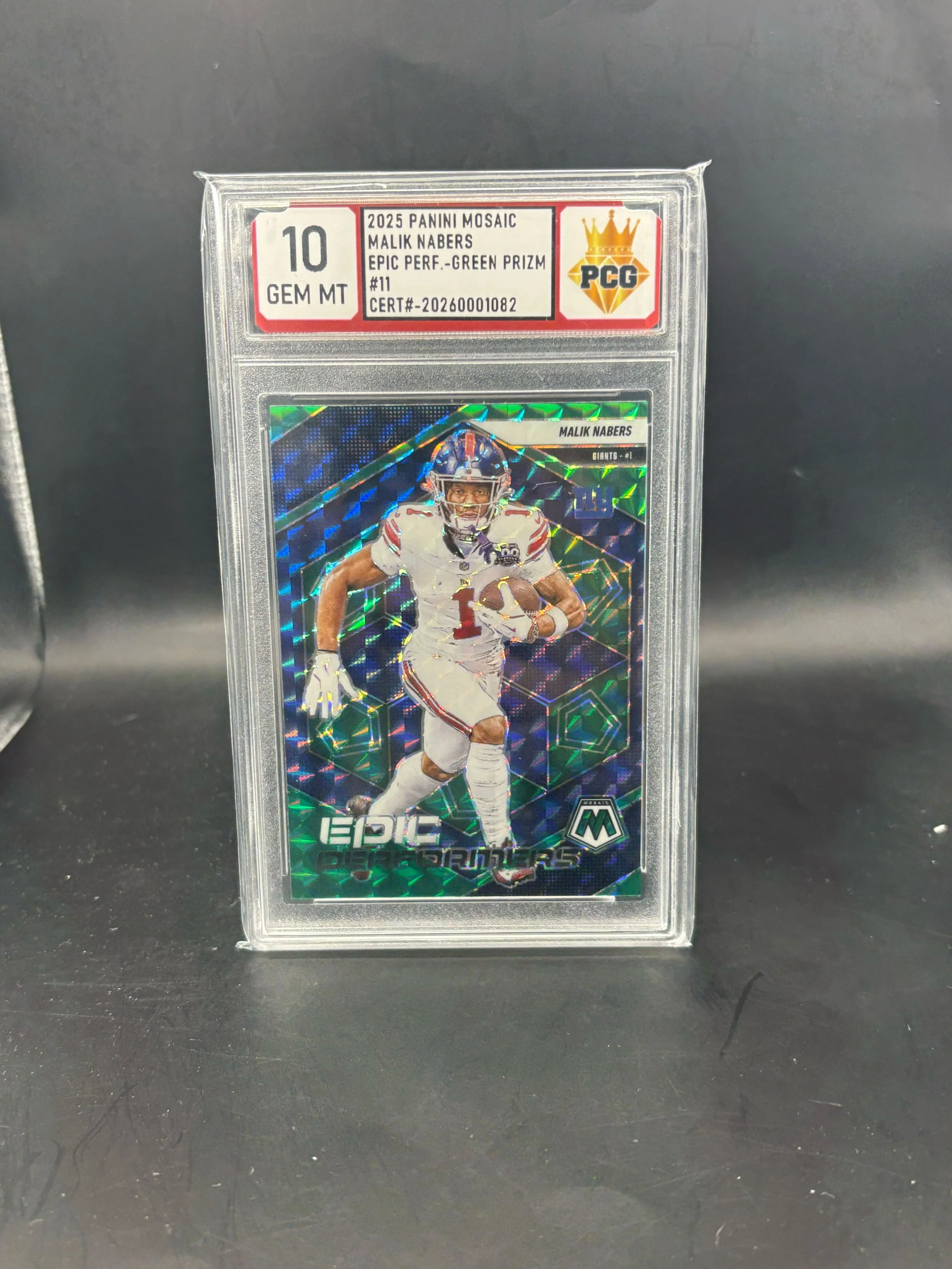 #20260001082 2025 MALIK NABERS  10 GEM MT