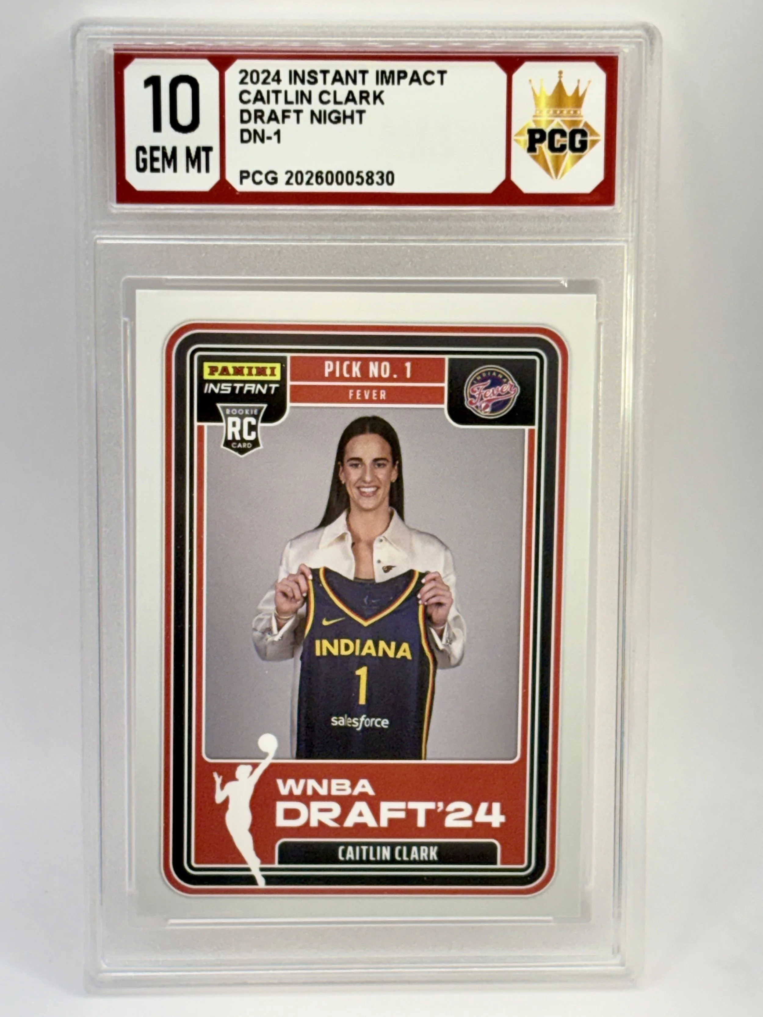 #20260005830 2024 CAITLIN CLARK 10 GEM MT