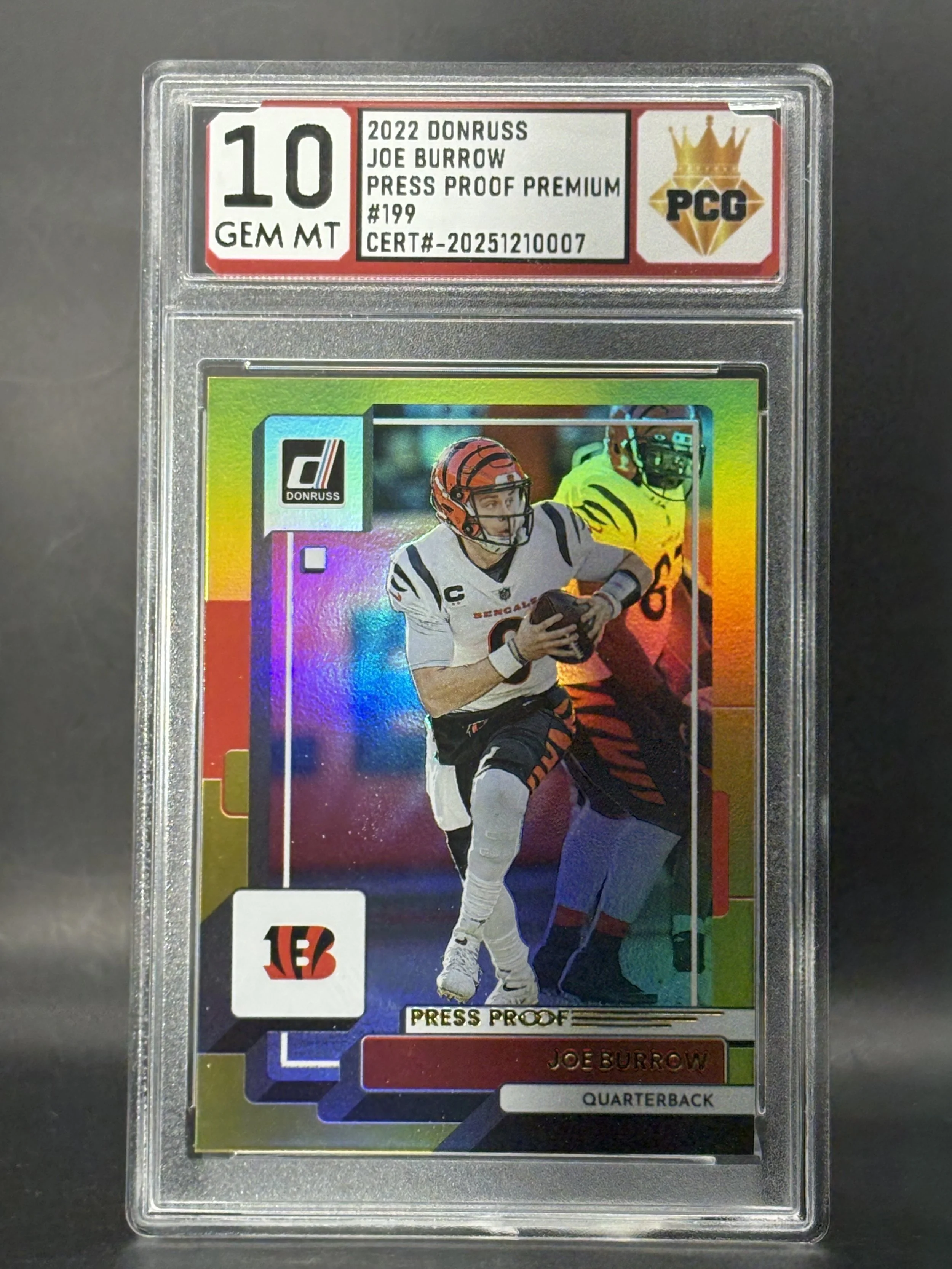 #20251210007 Joe Burrow 10 GEM MT