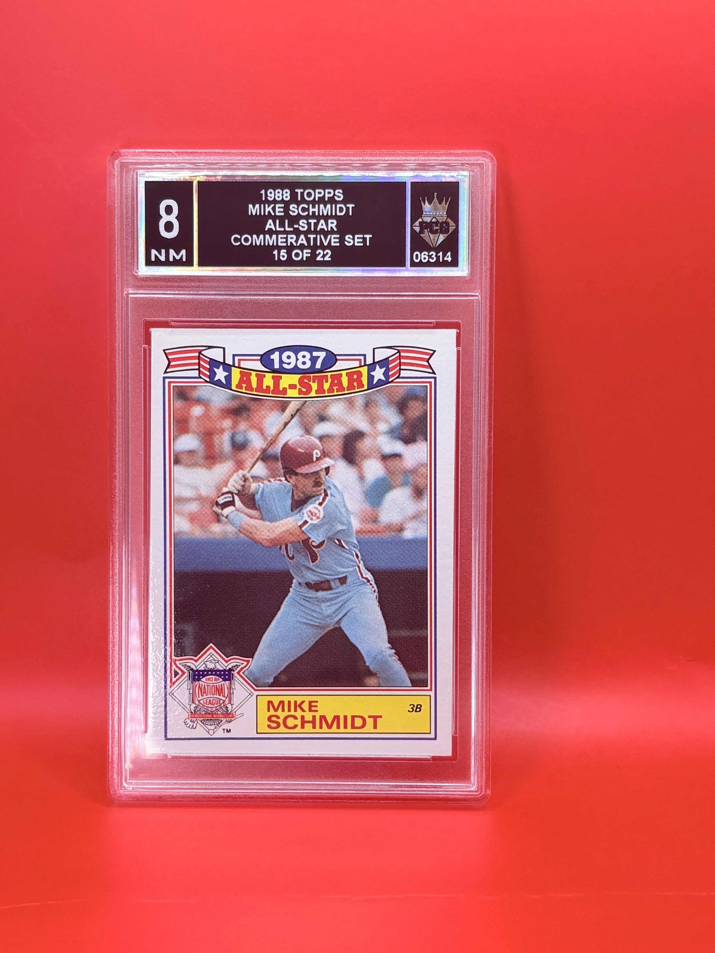 #06314 1988 MIKE SCHMIDT 8 NM