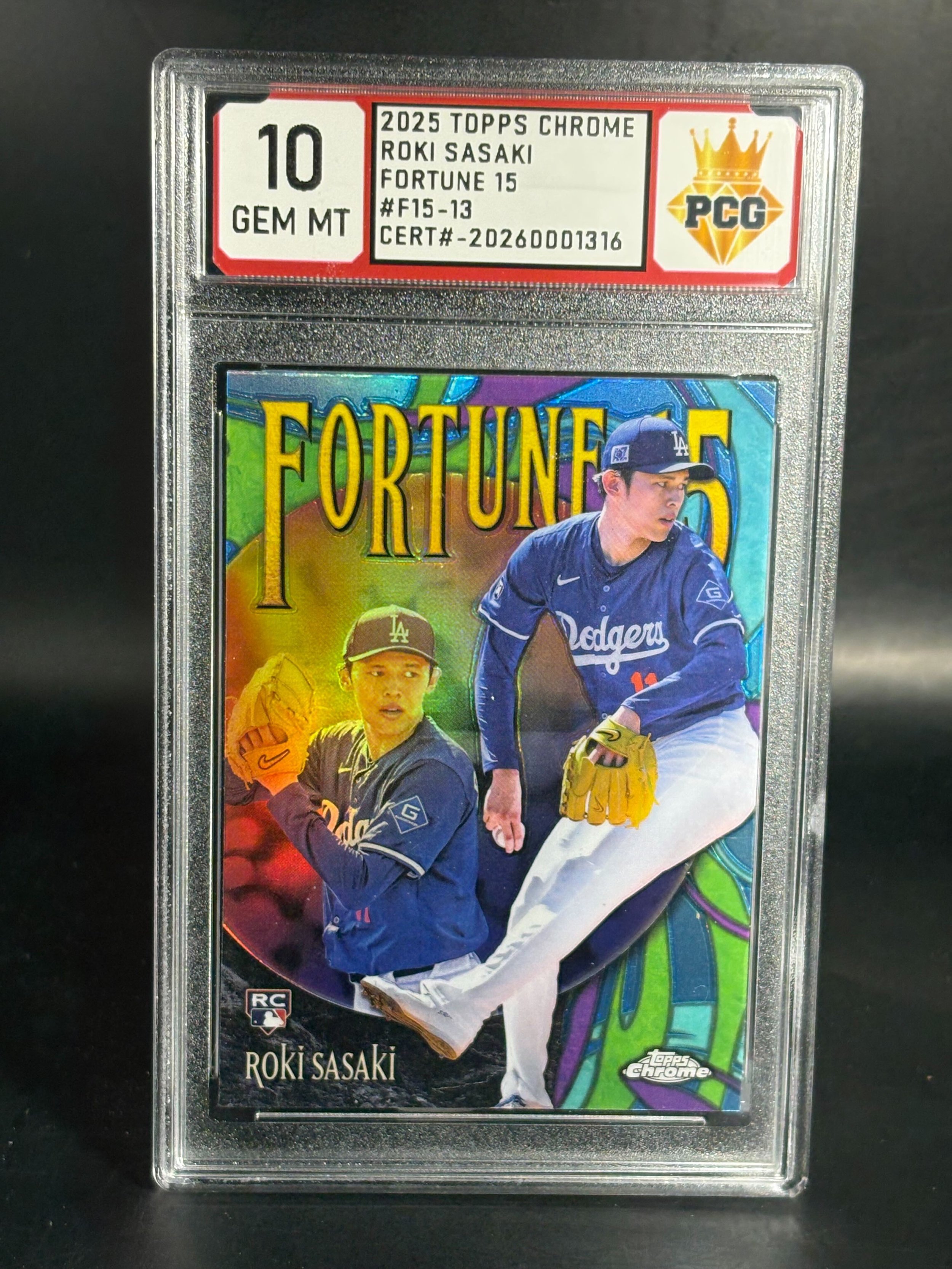 #20260001316 2025 ROKI SASAKI 10 GEM MT