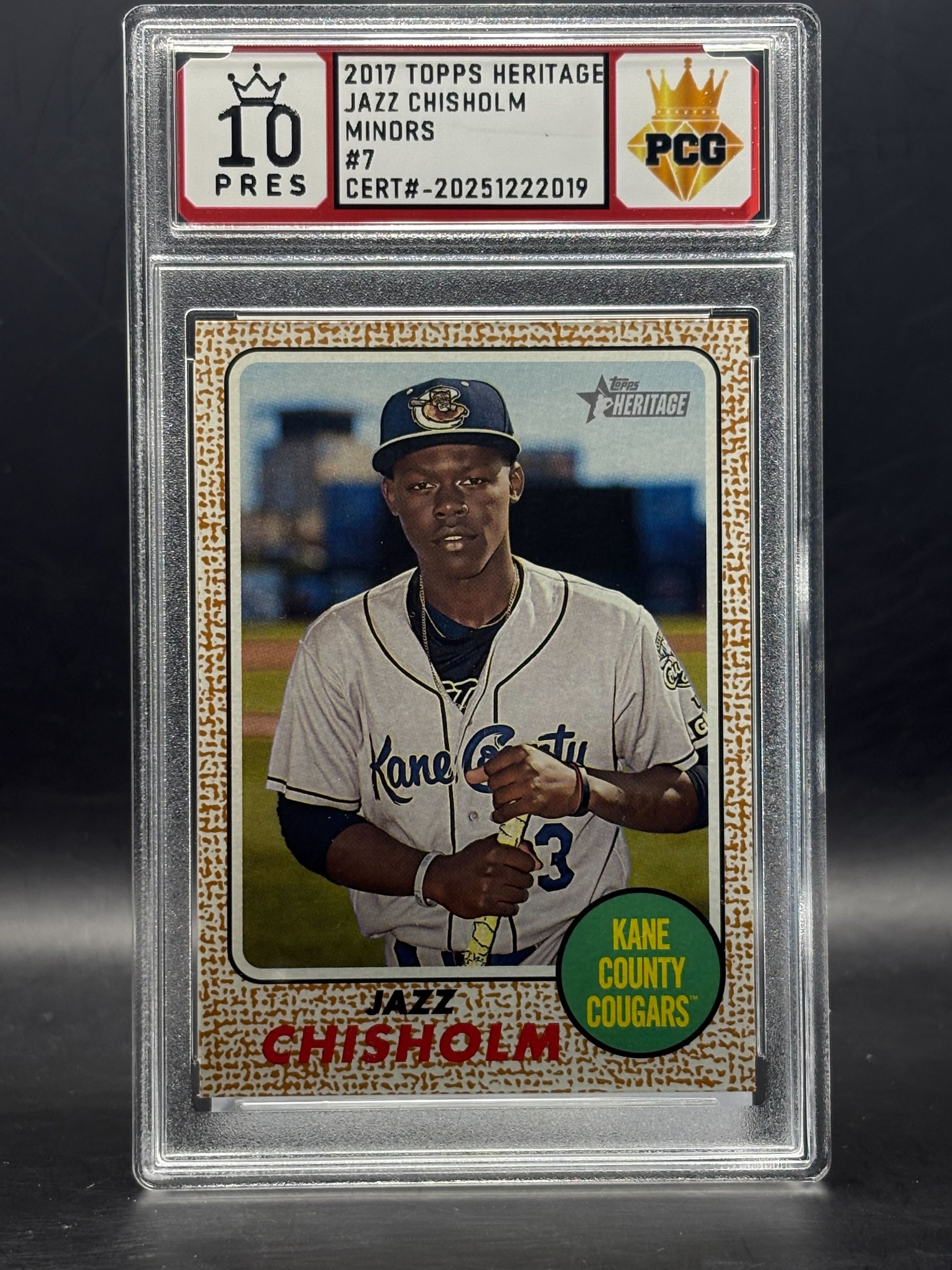 #20251222019 2017 JAZZ CHISOLM 10 PRESTIGIOUS (HIGHEST GRADE)