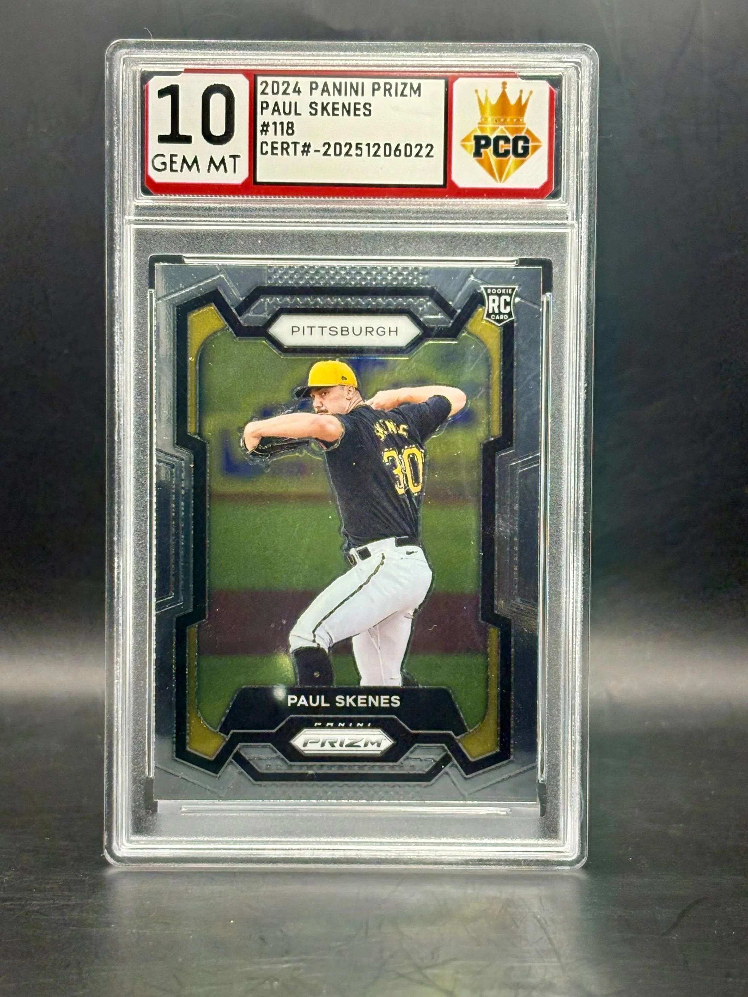 #20251206022 Paul Skenes RC 10 GEM MT