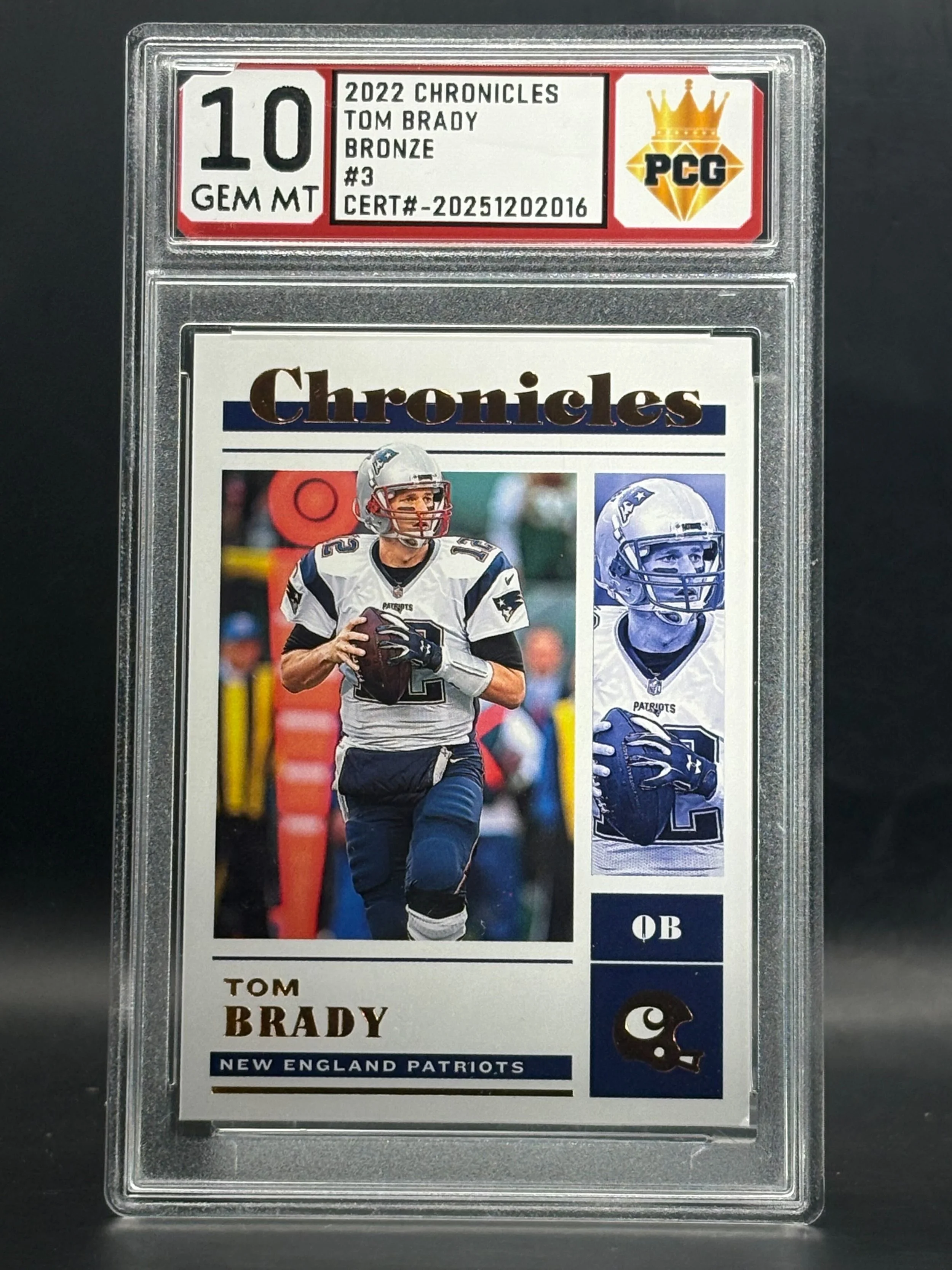 #20251202016 Tom Brady 10 Gem MT