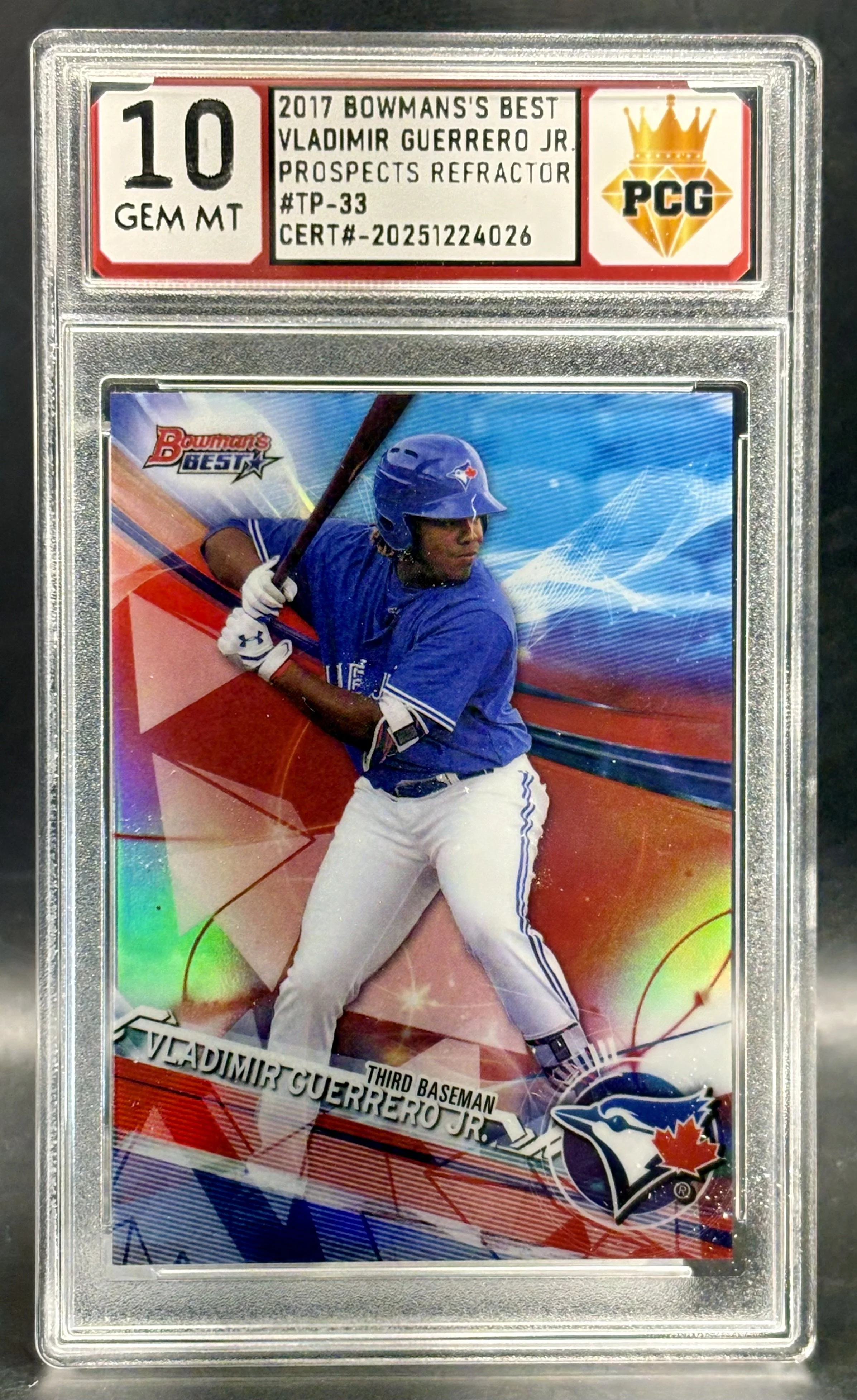 #20251224026 2017 Vladimir Guerrero Jr. 10 Gem MT
