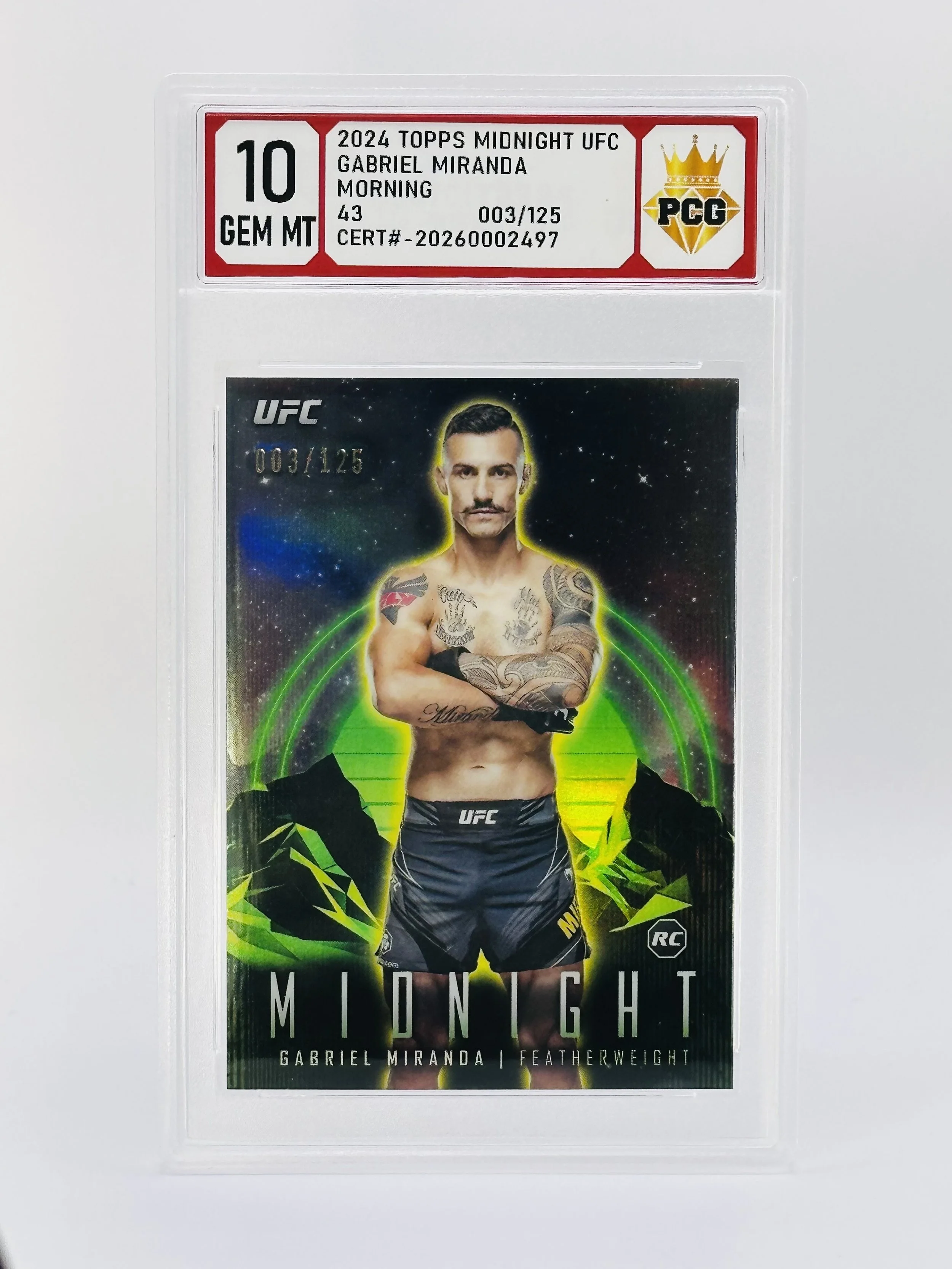 #20260002497 2024 GABRIEL MIRANDA 10 GEM MT