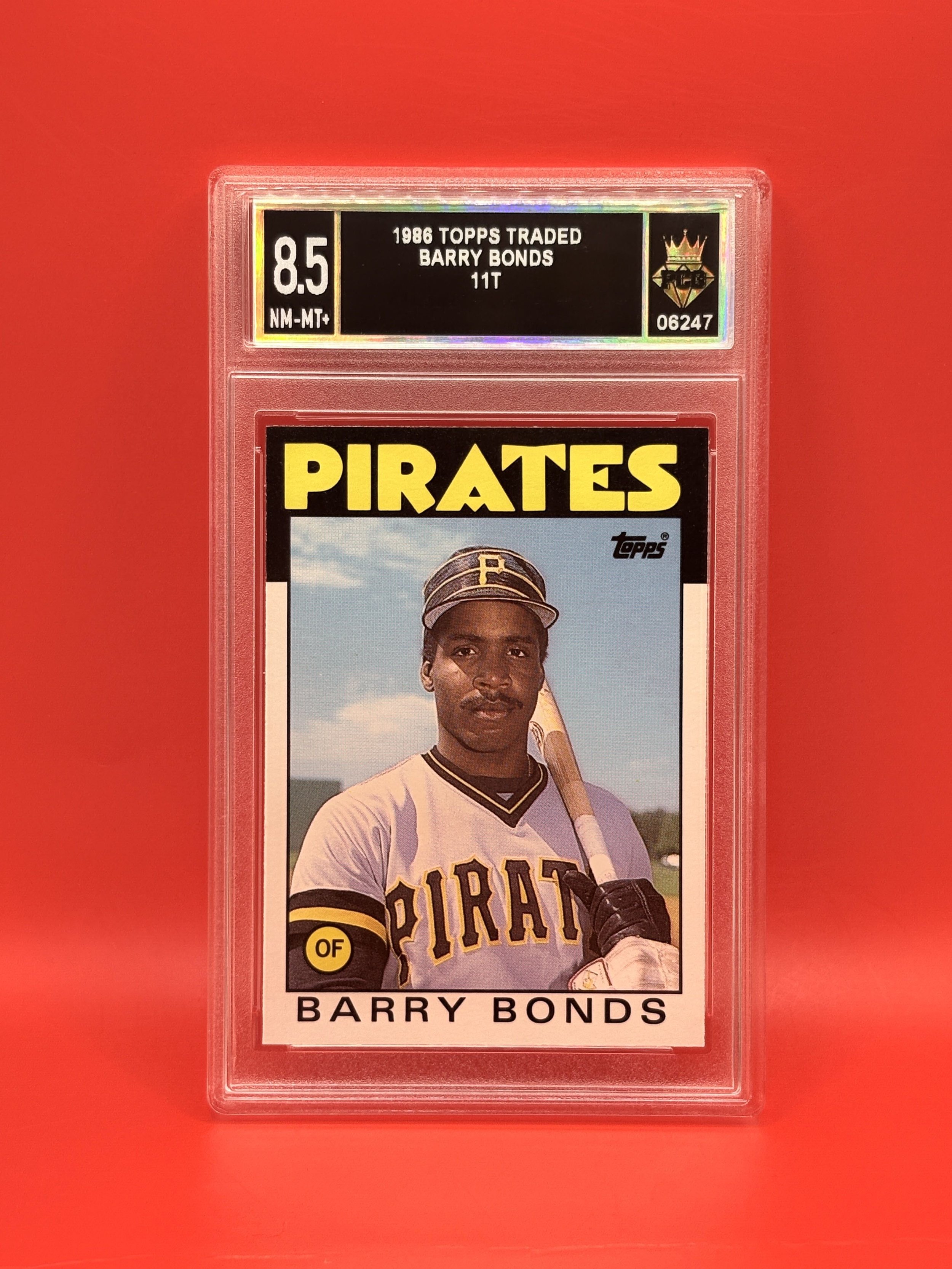 #06247 1986 BARRY BONDS 8.5 NM-MT+