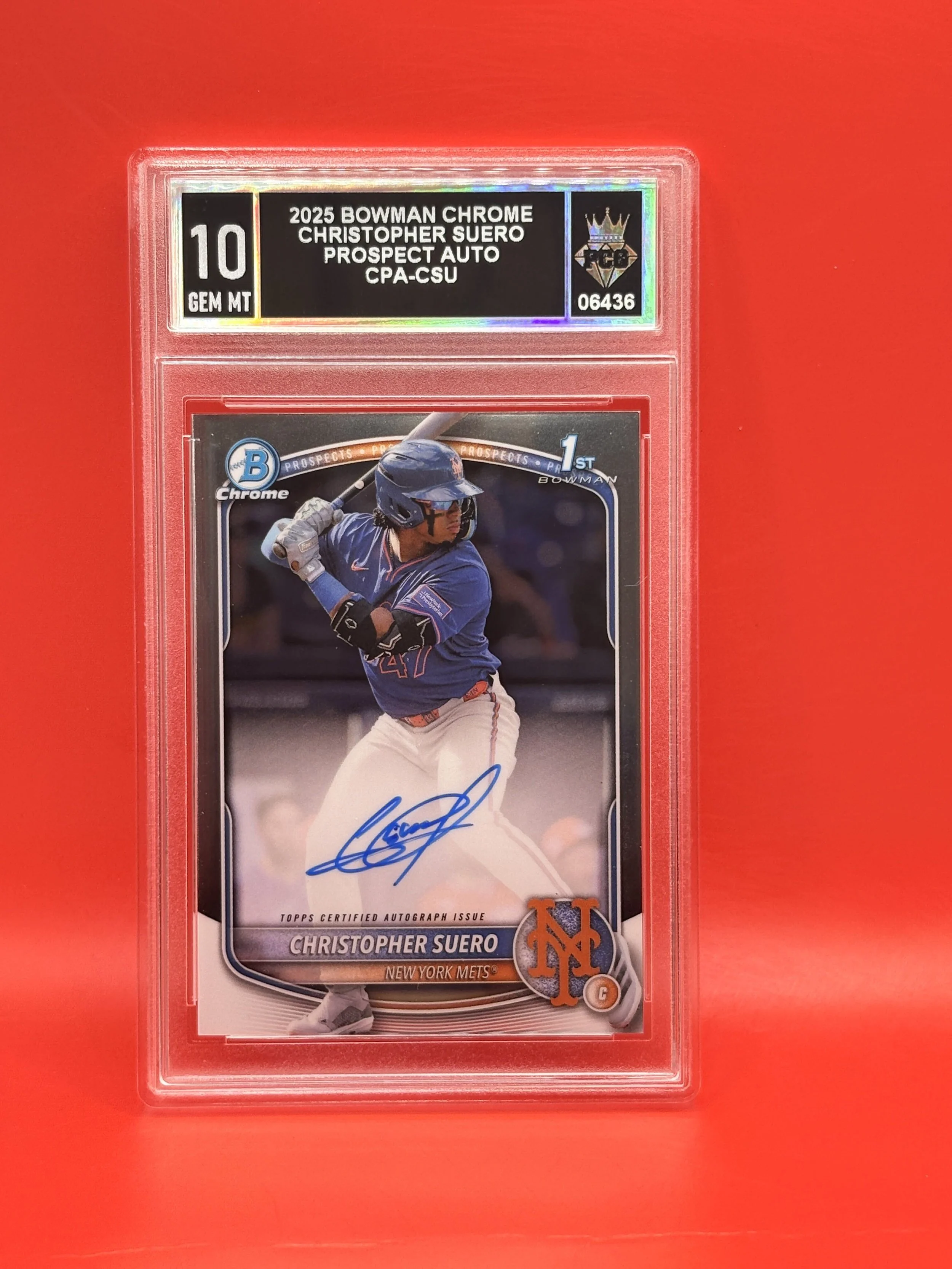 #06436 2025 CHRISTOPHER SUERO 10 GEM MT