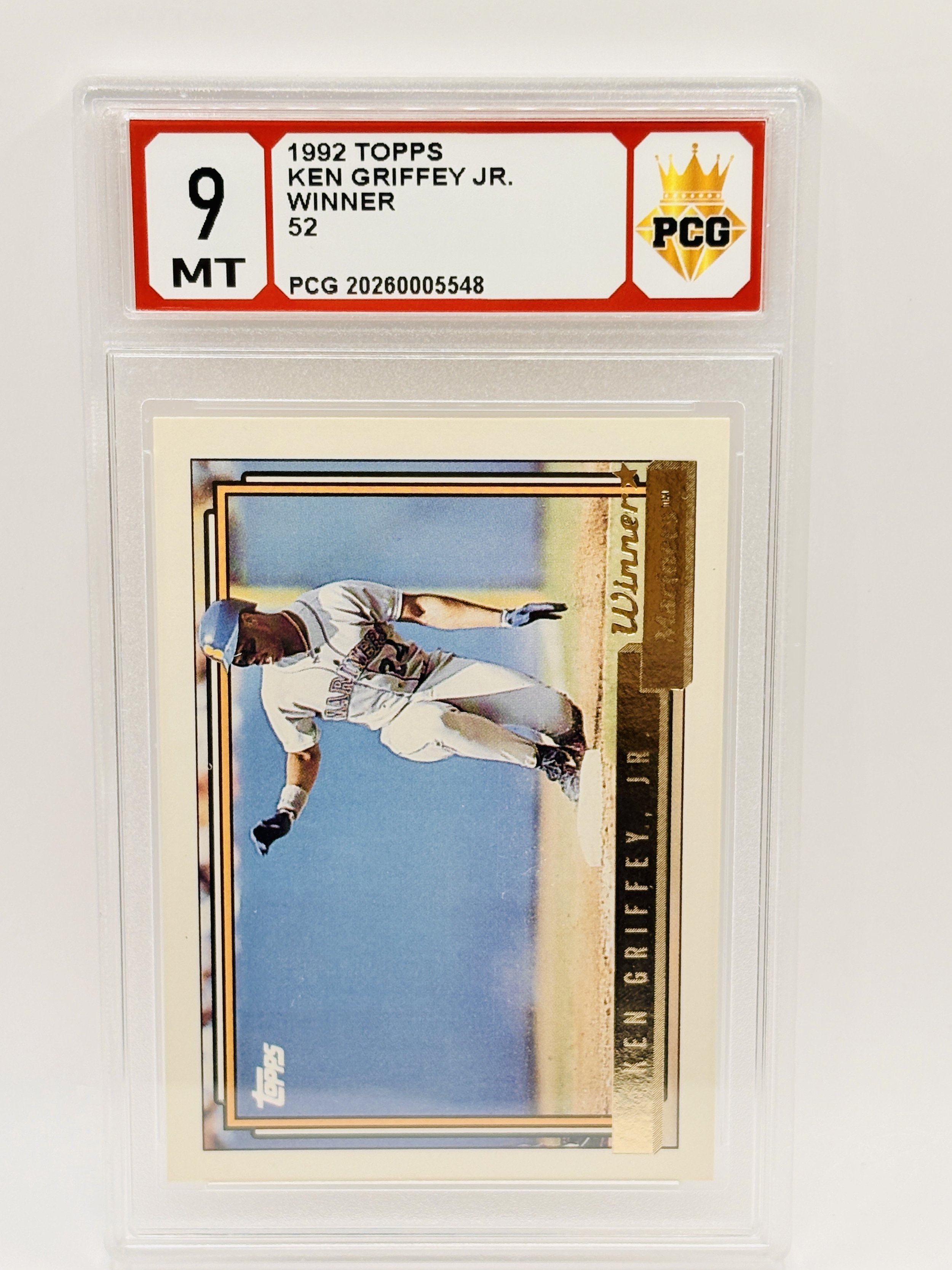#20260005548 1992 KEN GRIFFEY JR. 9 MT