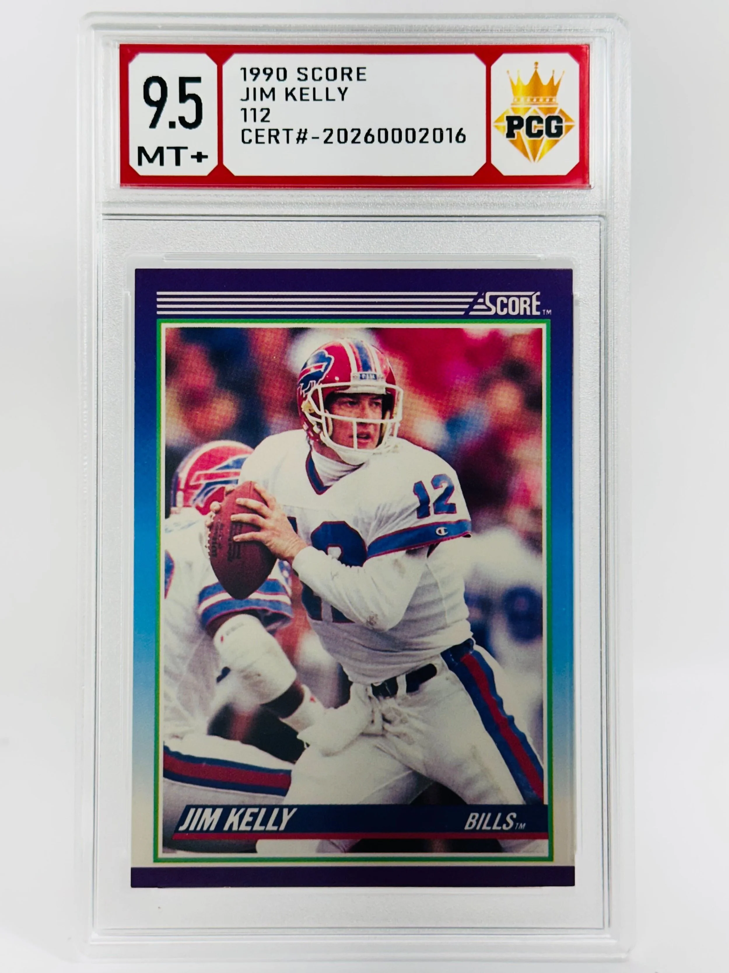 #20260002016 1990 JIM KELLY  9.5 MT+