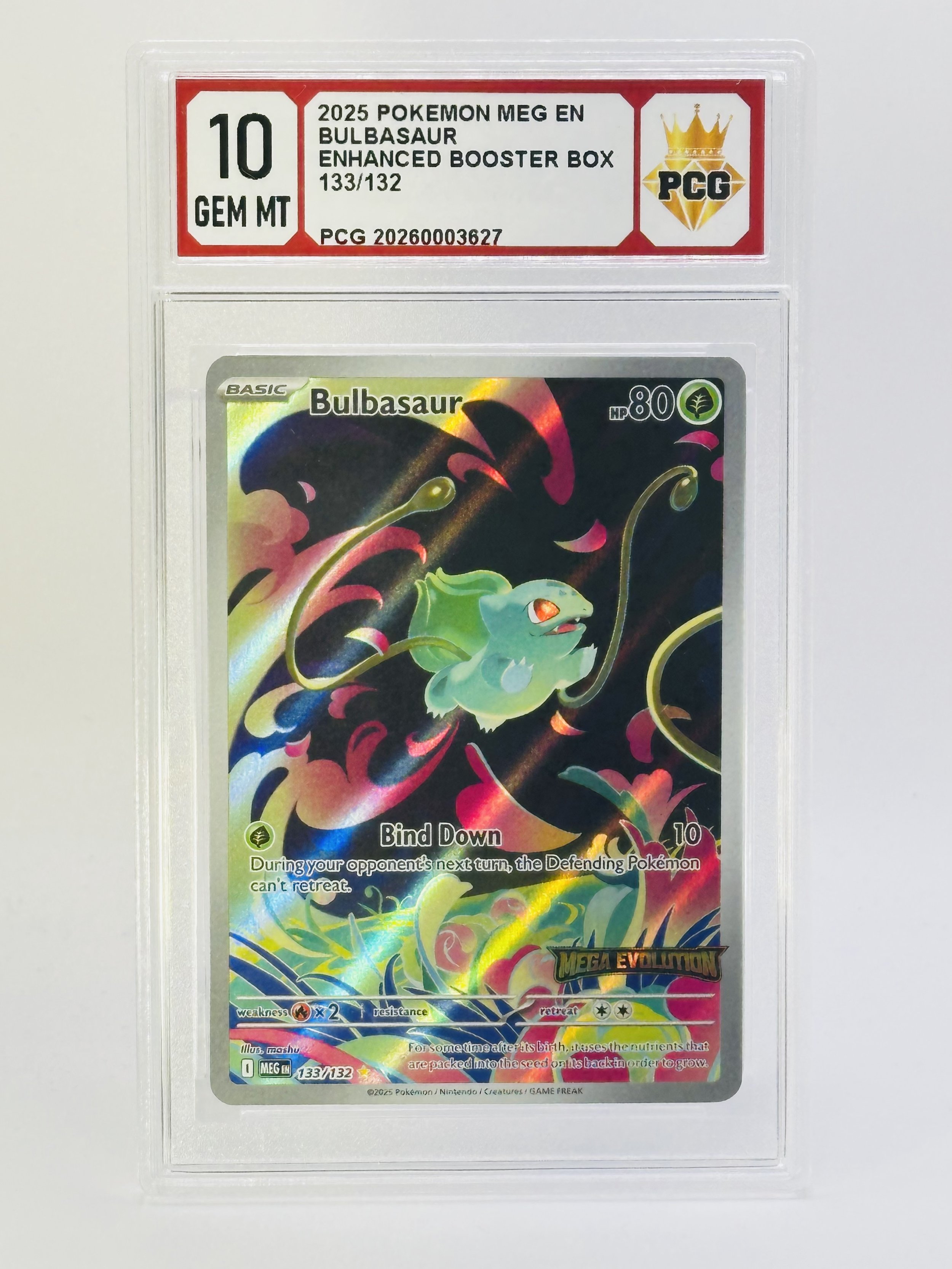 #20260003627 2025 BULBASAUR 10 GEM MT