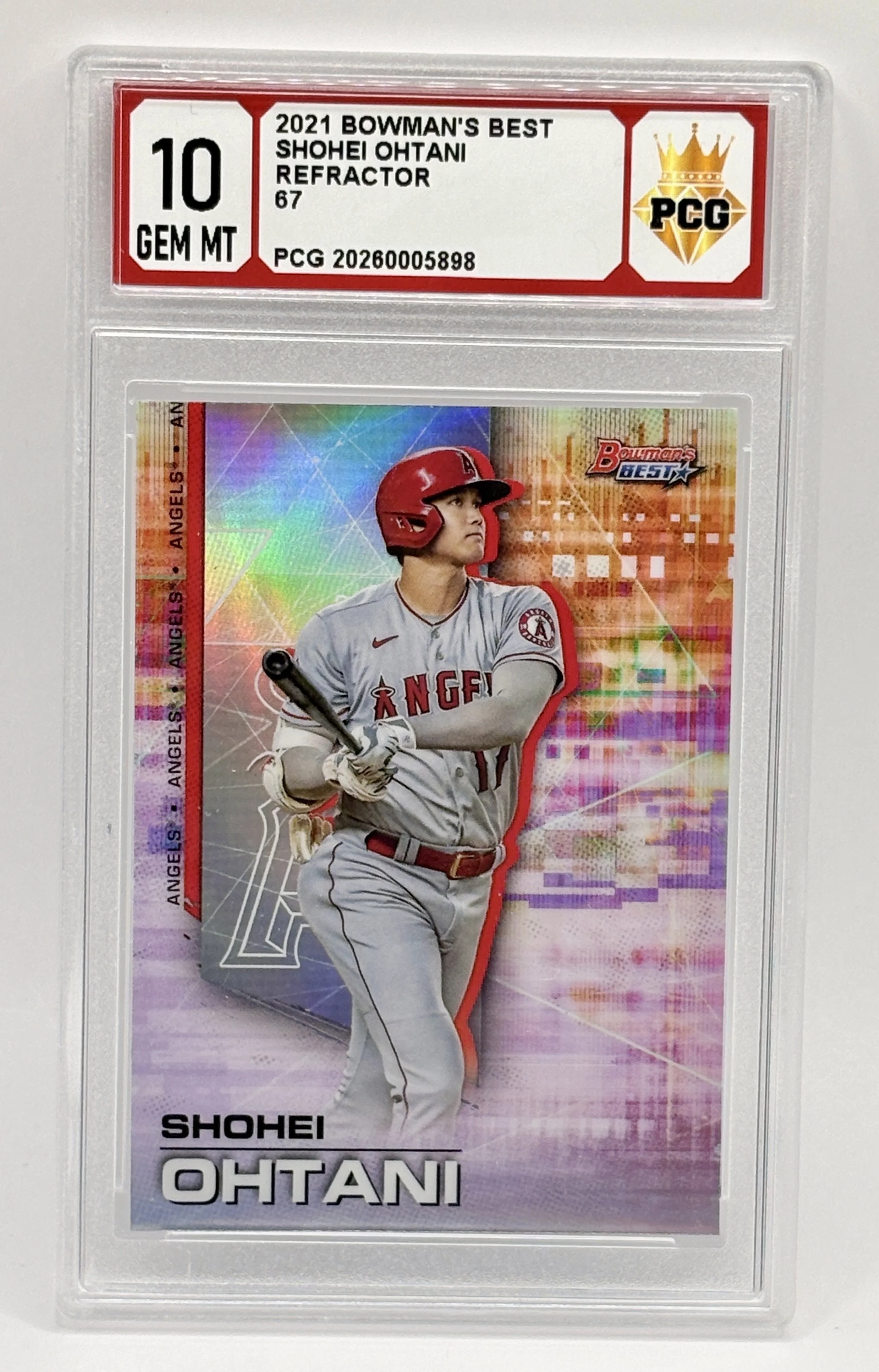 #20260005898 2021 SHOHEI OHTANI 10 GEM MT