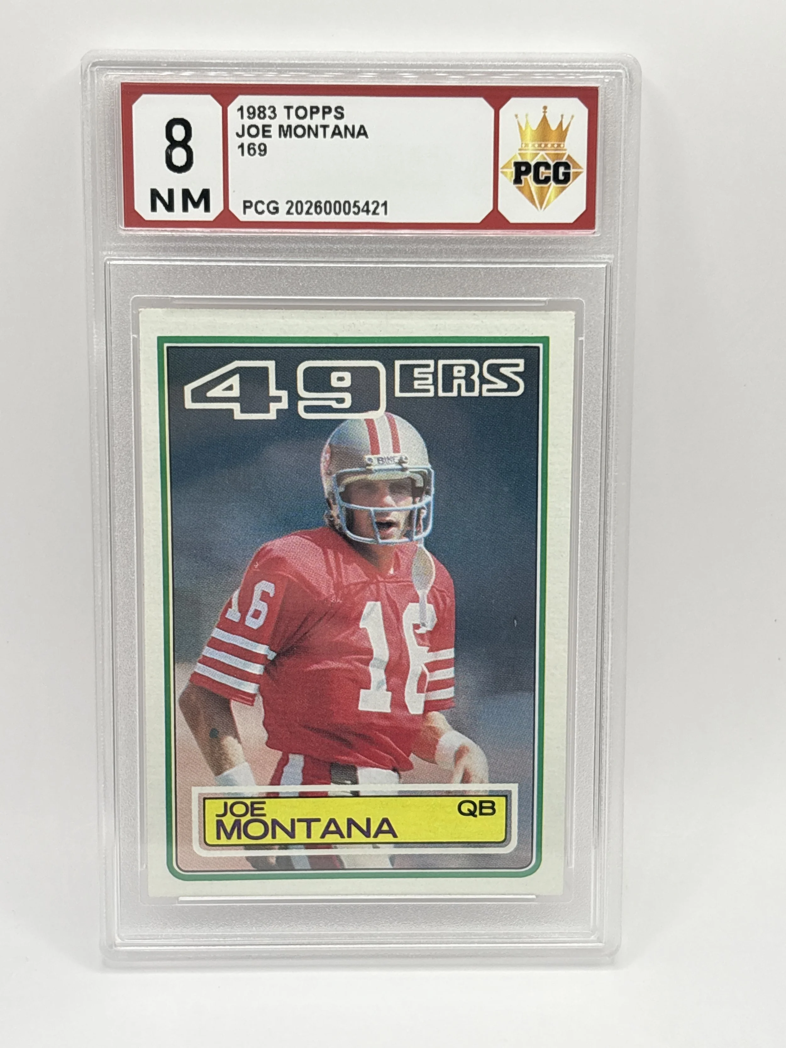 #20260005421 1983 JOE MONTANA 8 NM