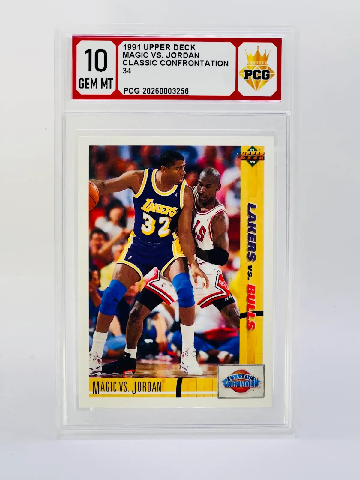 #20260003256 MAGIC VS. JORDAN 10 GEM MT