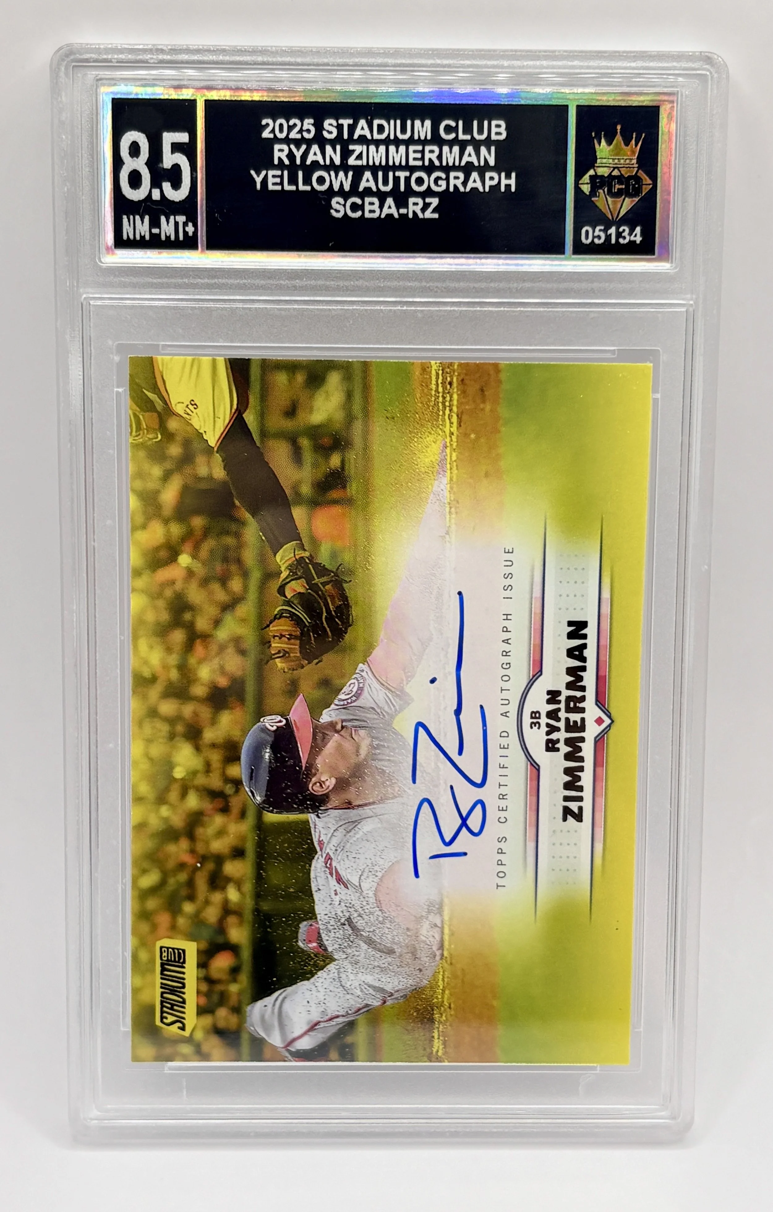 #20260005134 2025 RYAN ZIMMERMAN 8.5 NM-MT+