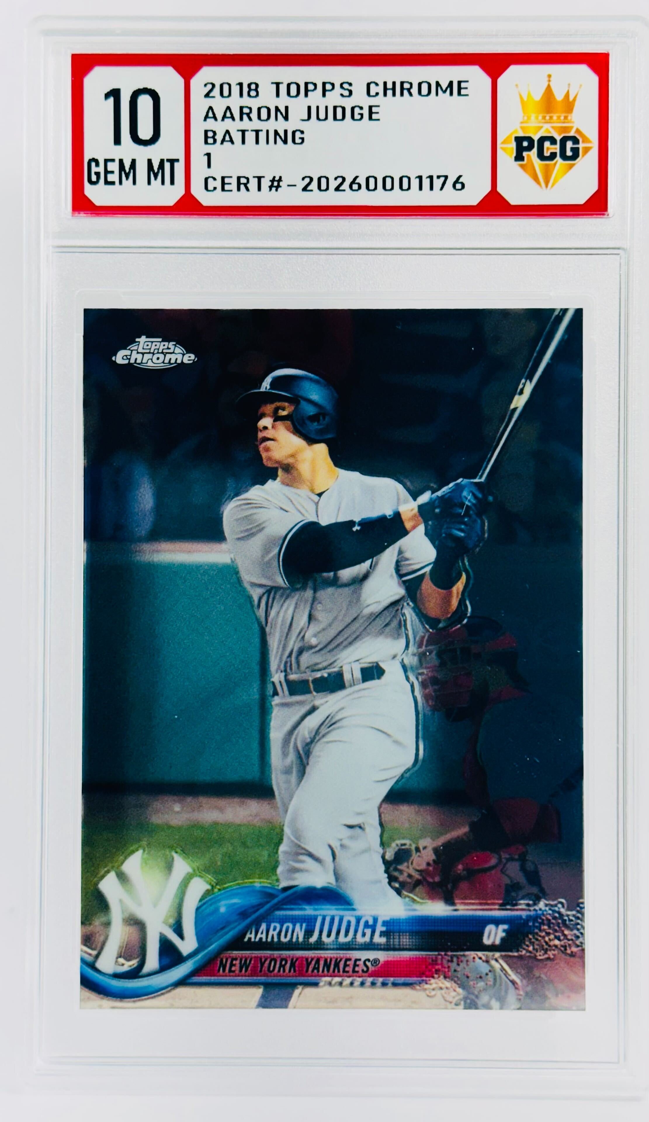 #20260001176 2018 AARON JUDGE 10 GEM MT