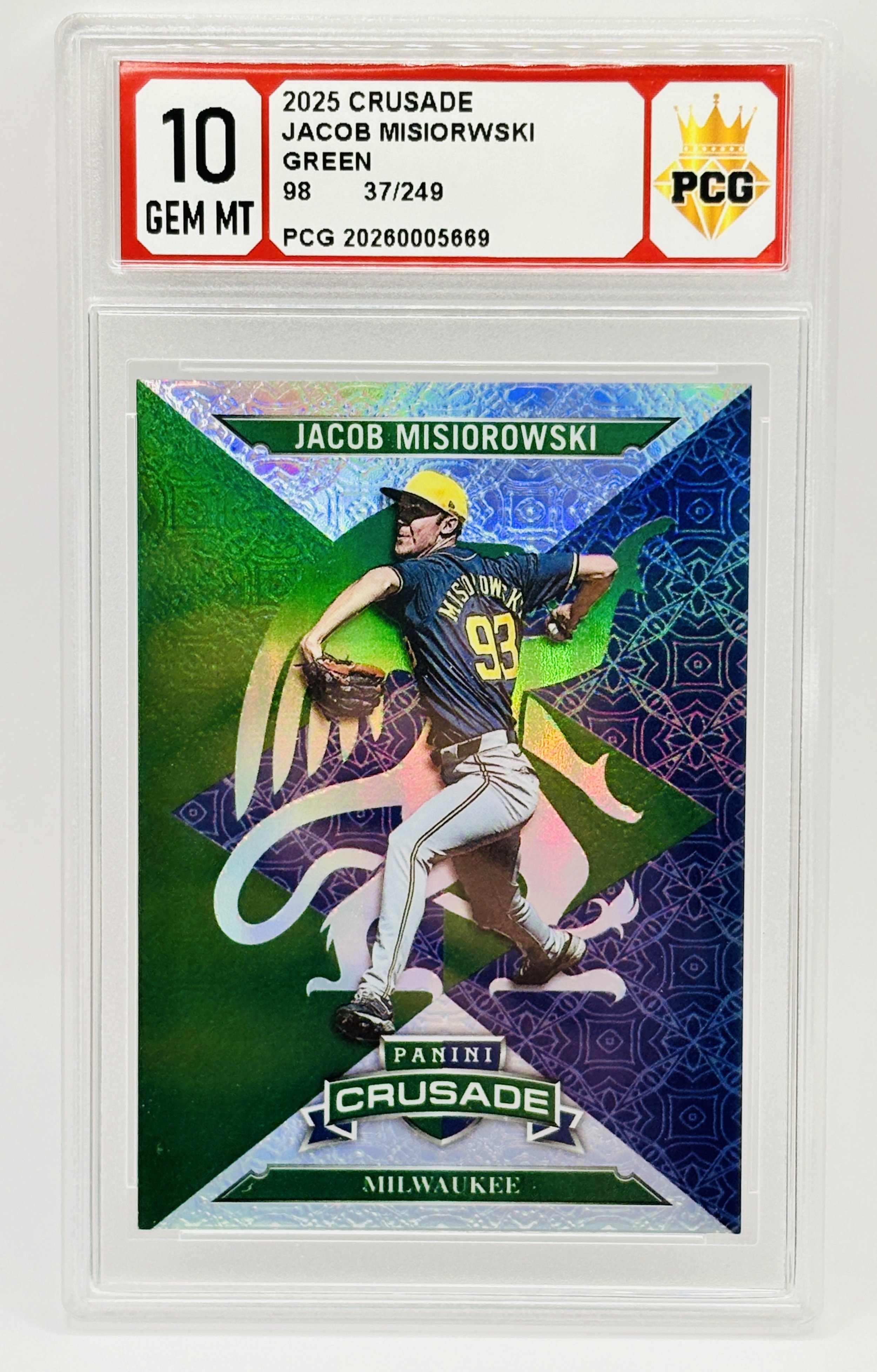 #20260005669 2025 JACOB MISIOROWSKI 10 GEM MT