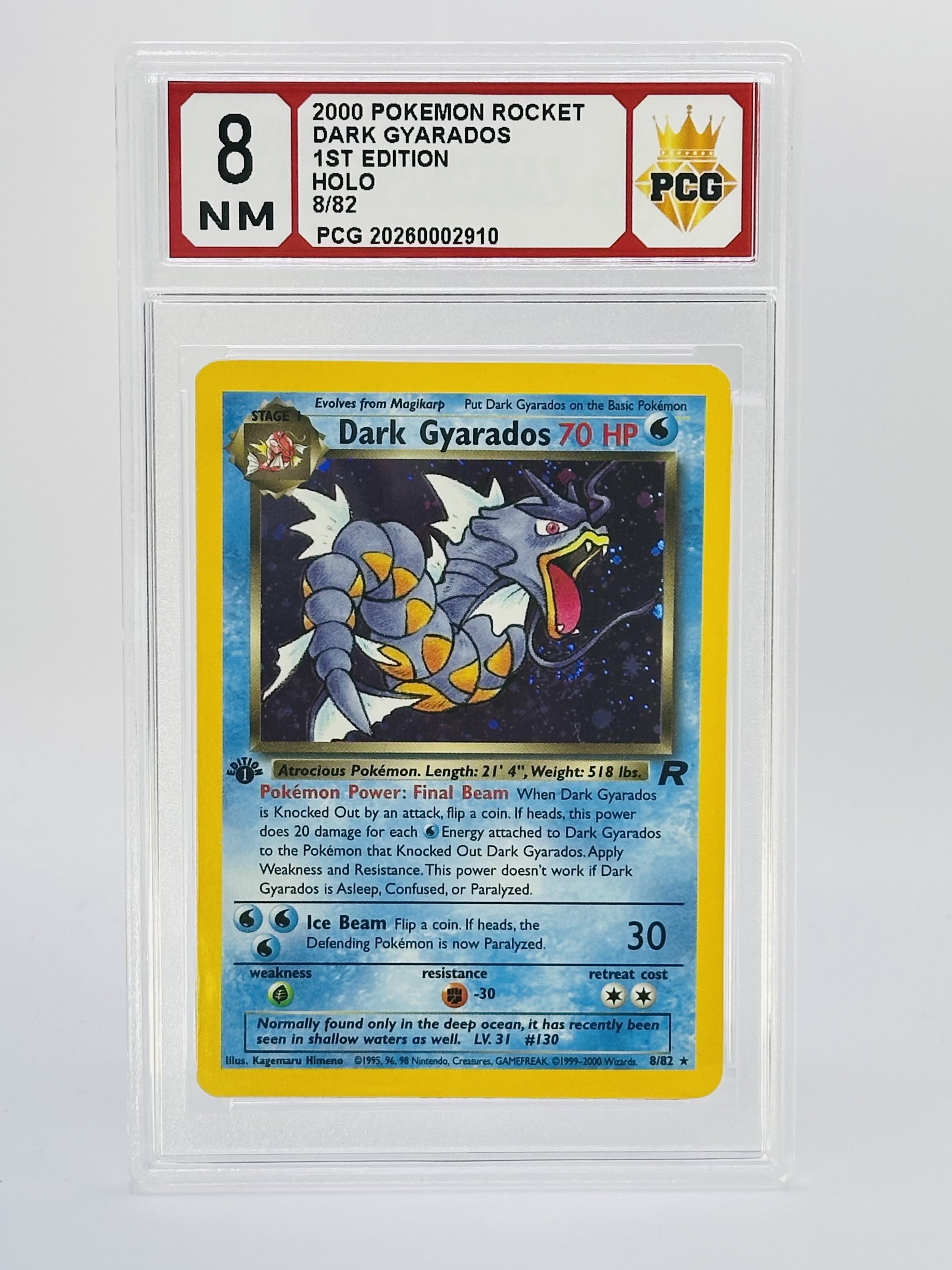 #20260002910 2000 DARK GYARADOS 8 NM