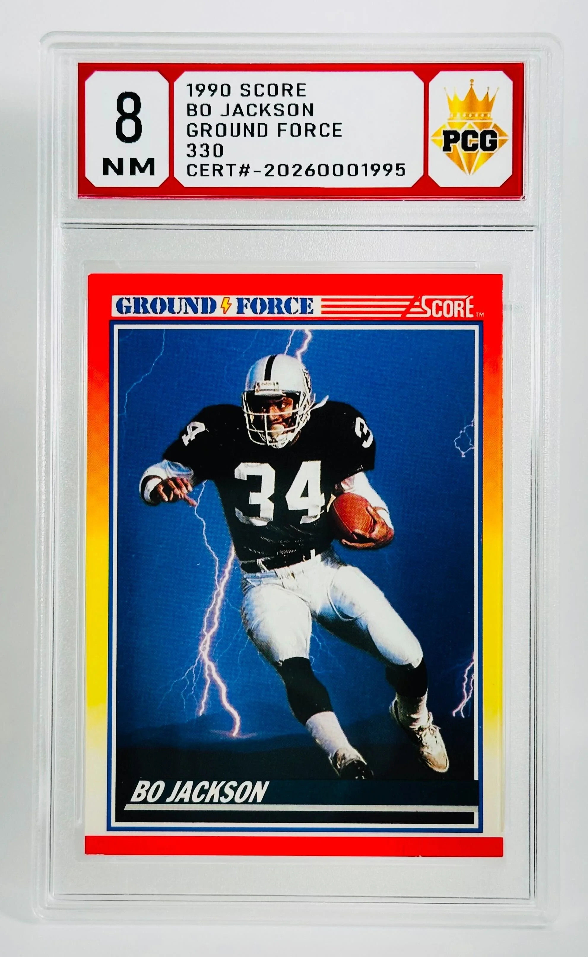 #20260001995 1990 BO JACKSON 8 NM