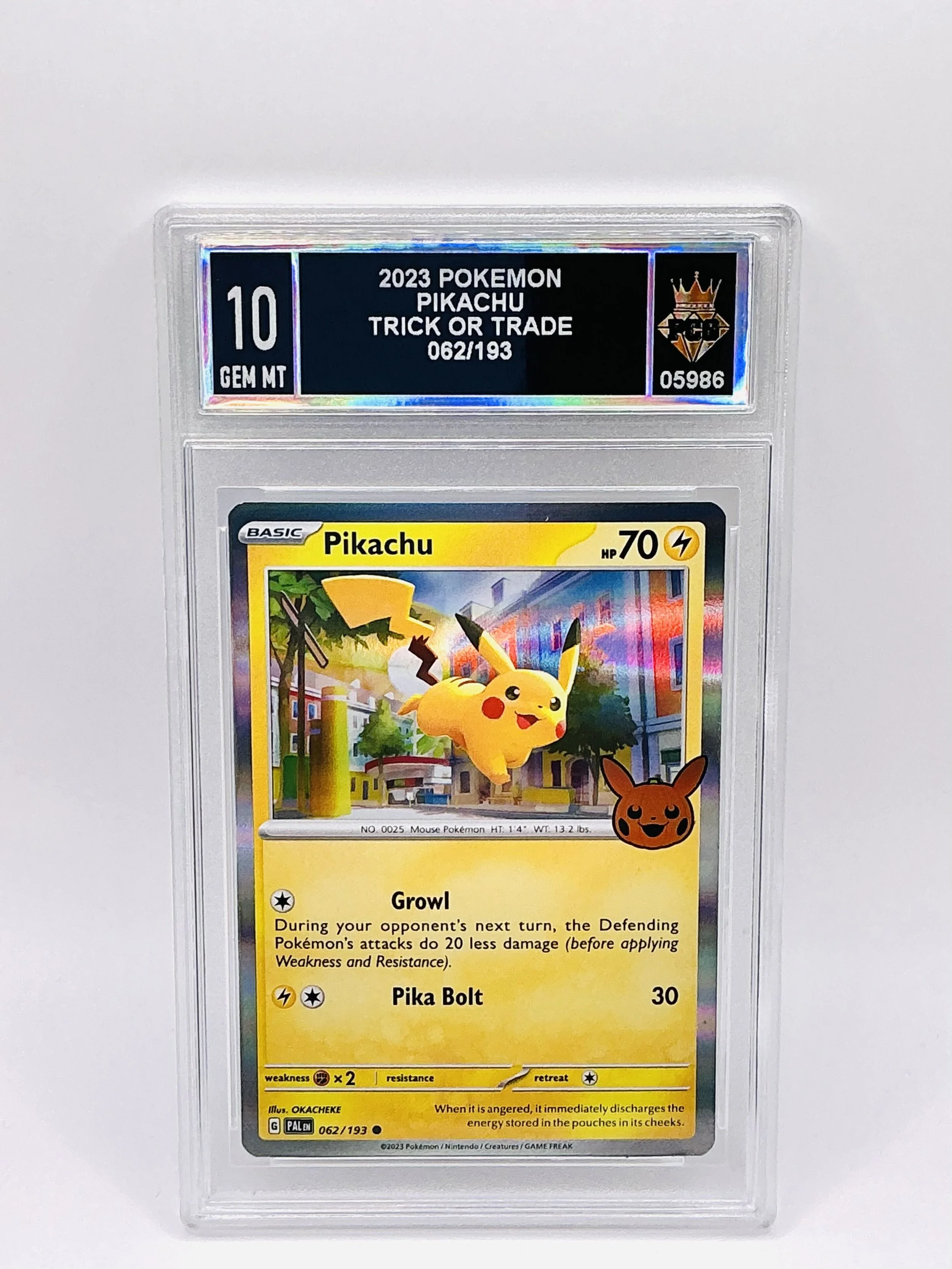 #05986 2023 PIKACHU 10 GEM MT