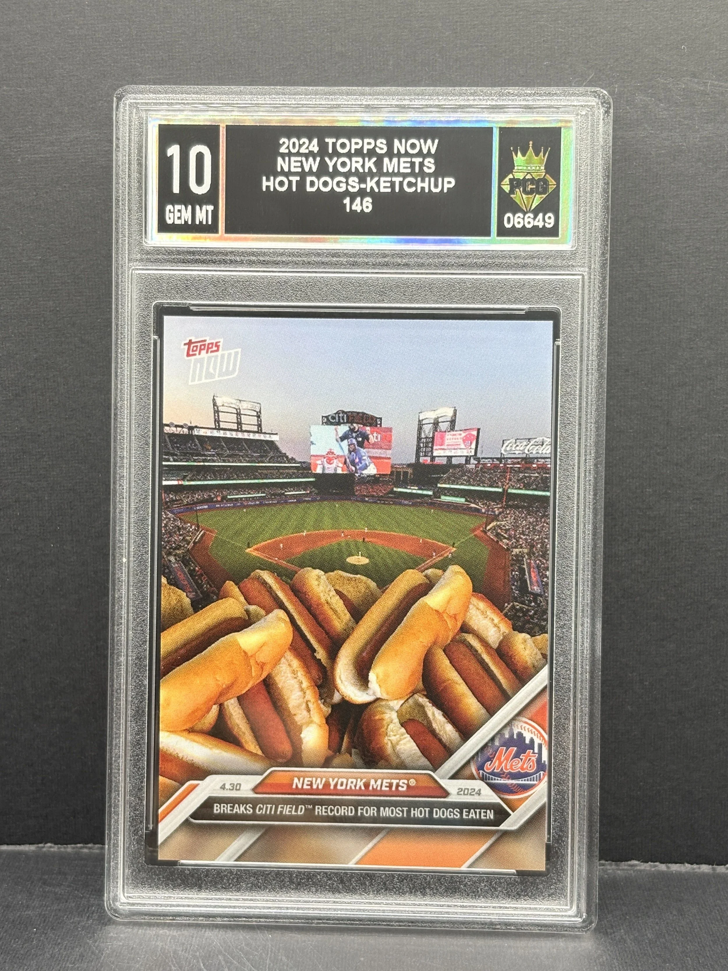 #06649 2024 NEW YORK METS 10 GEM MT
