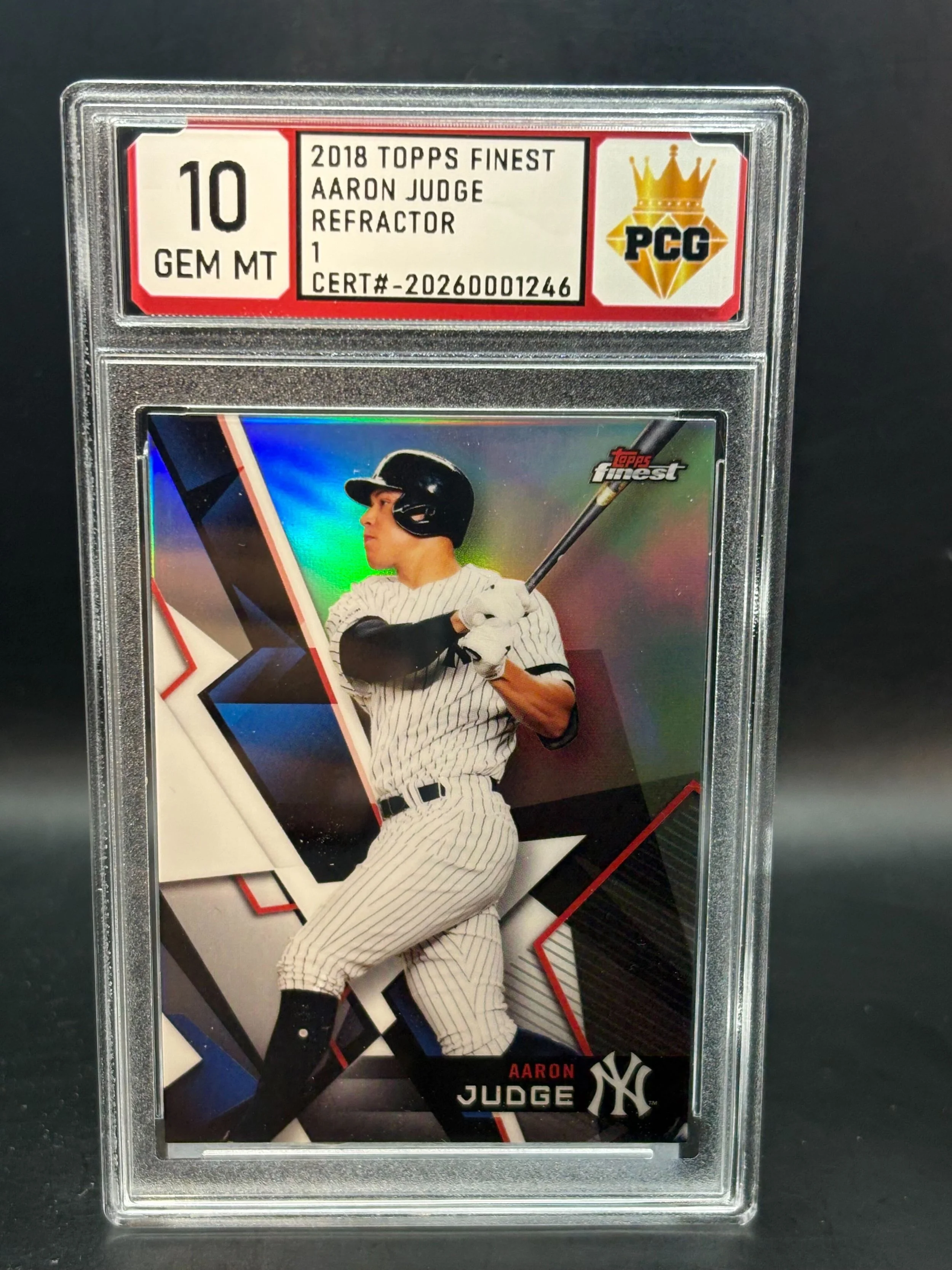 #20260001246 2018 AARON JUDGE 10 GEM MT