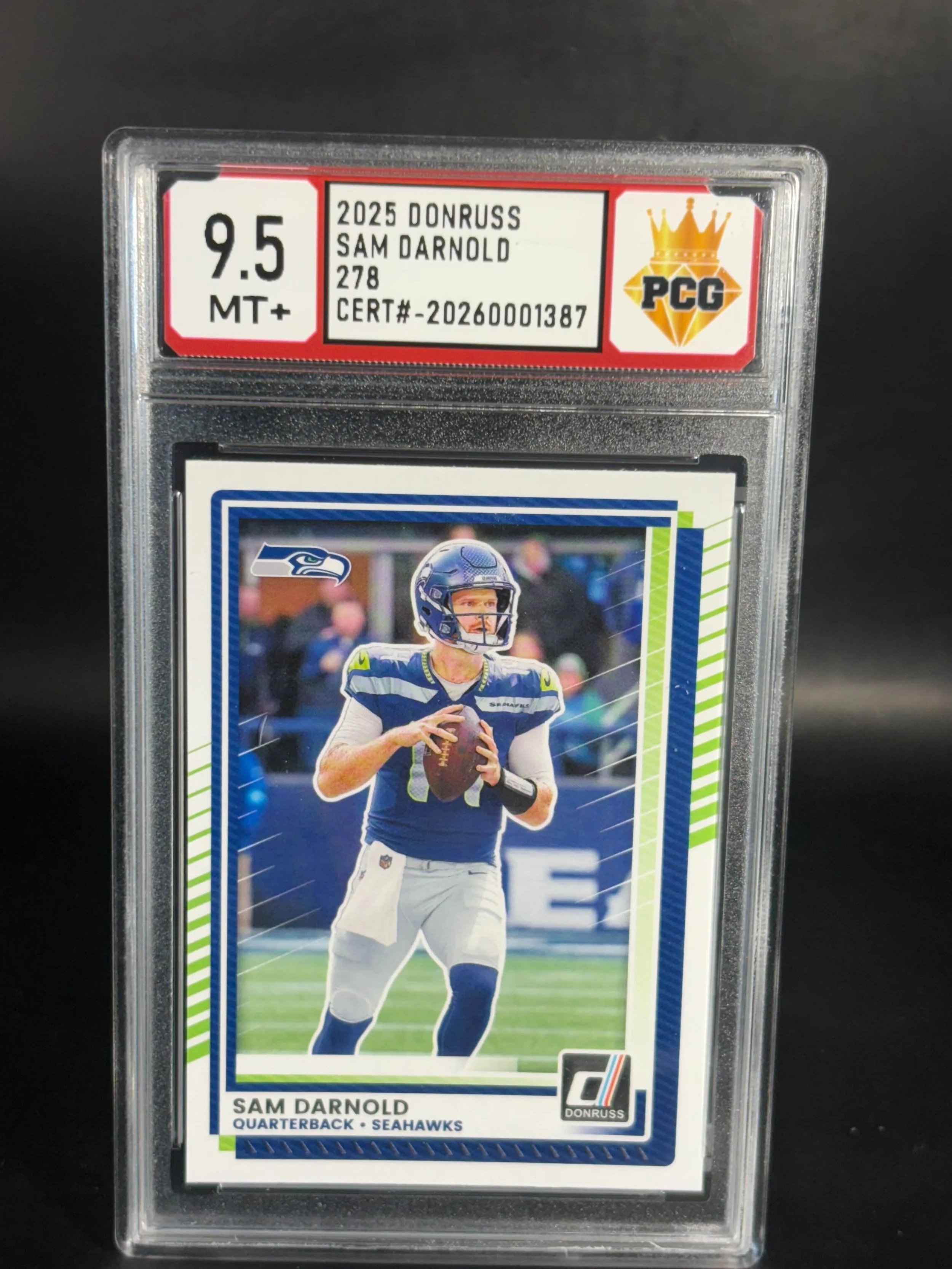 #20250001387 2025 SAM DARNOLD 9.5 MT+