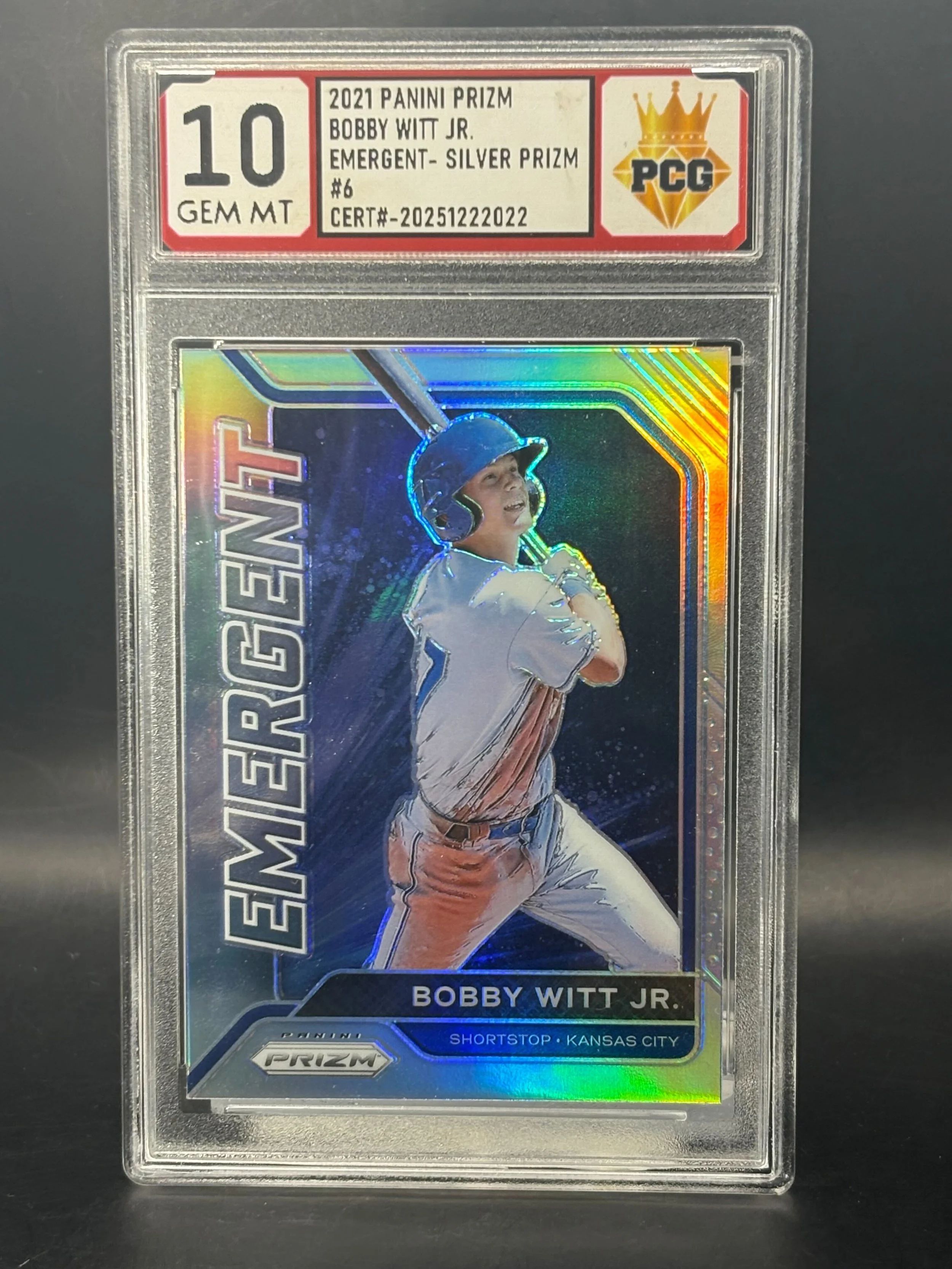 #20251222022 2021 BOBBY WITT JR 10 GEM MT