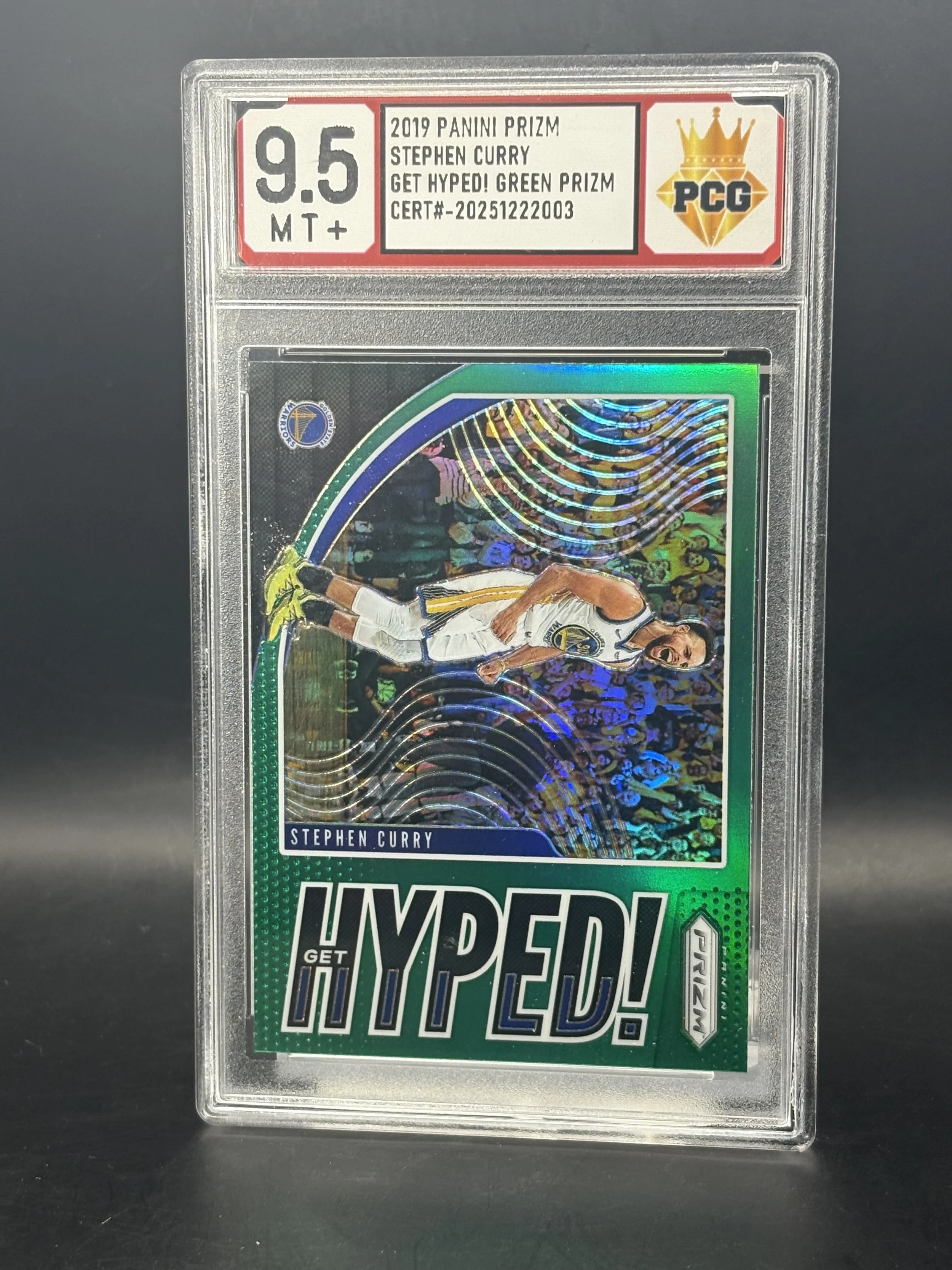 #202512220003 2019 PANINI PRIZM STEPHEN CURRY 9.5 MT+