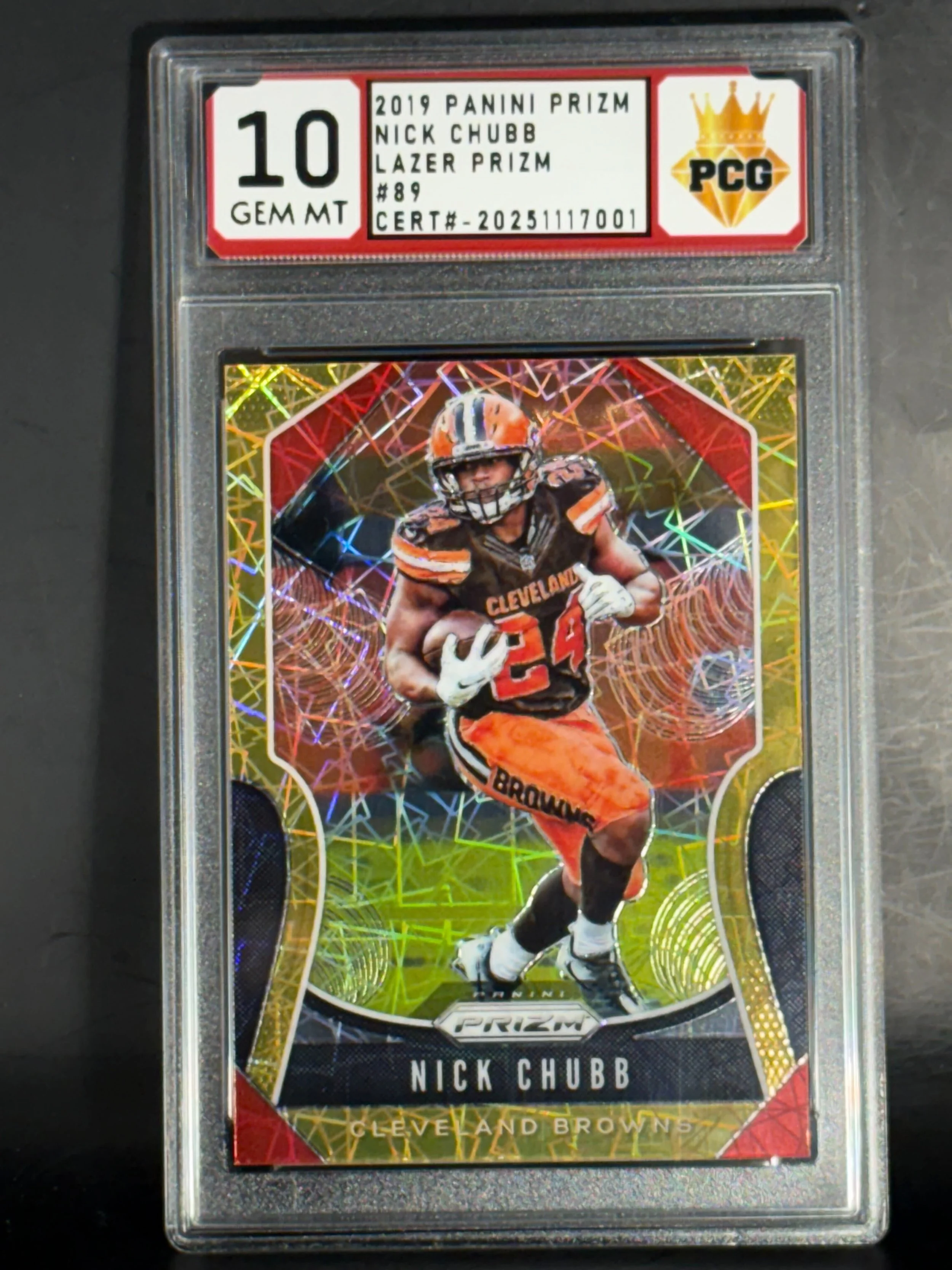 #20251117001 Nick Chubb 10 GEM MT