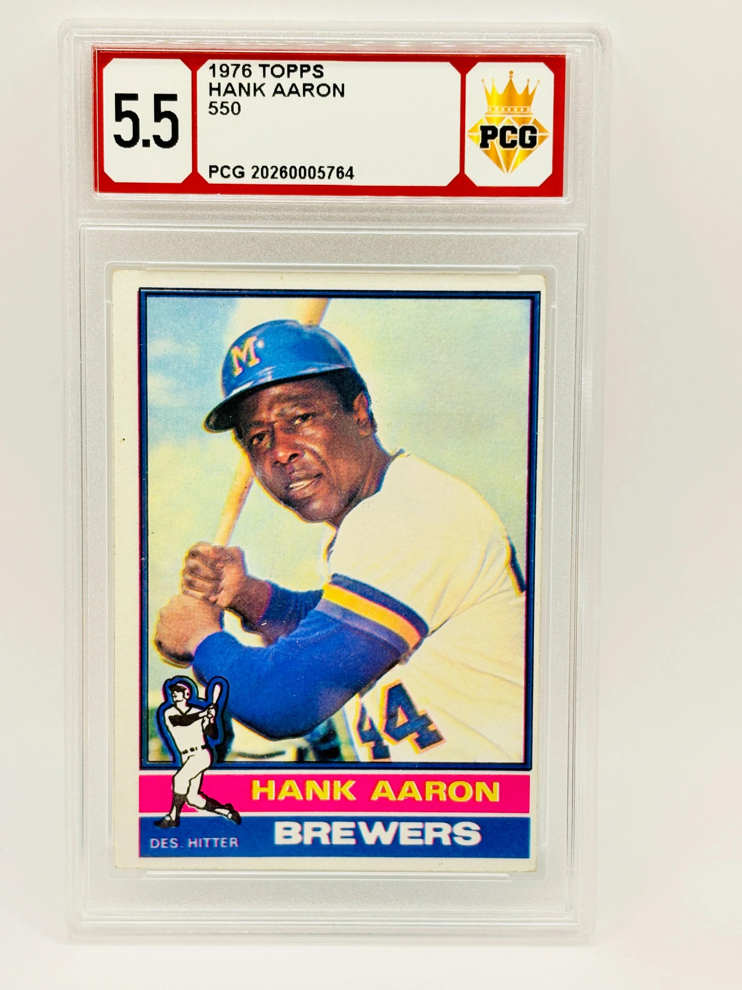 #20260005764 1976 HANK AARON 5.5