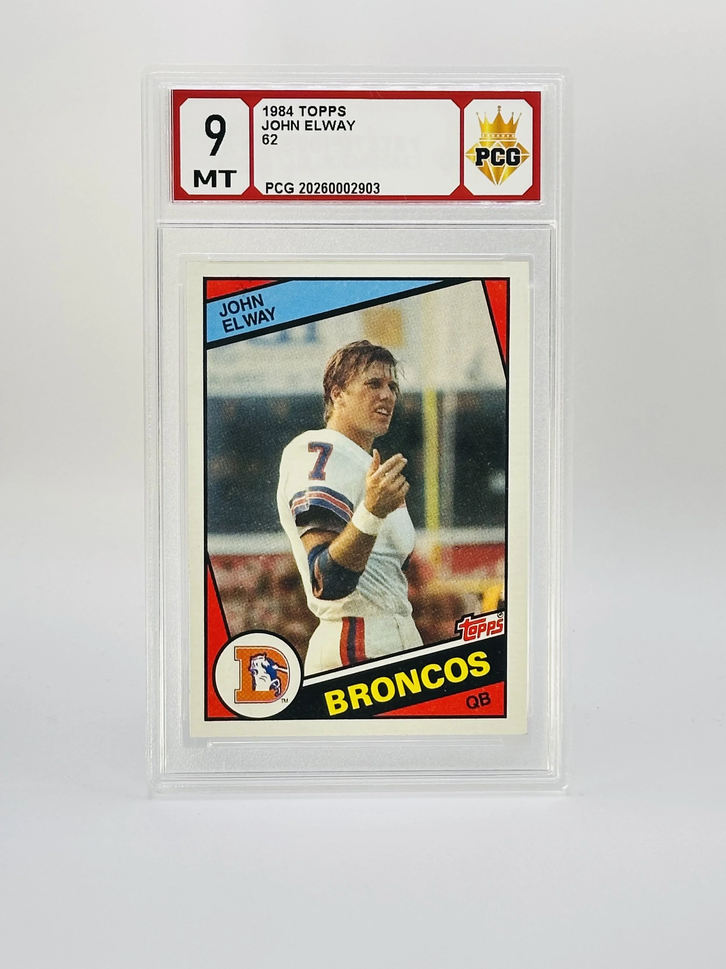 #20260002903 1984 JOHN ELWAY 9 MT