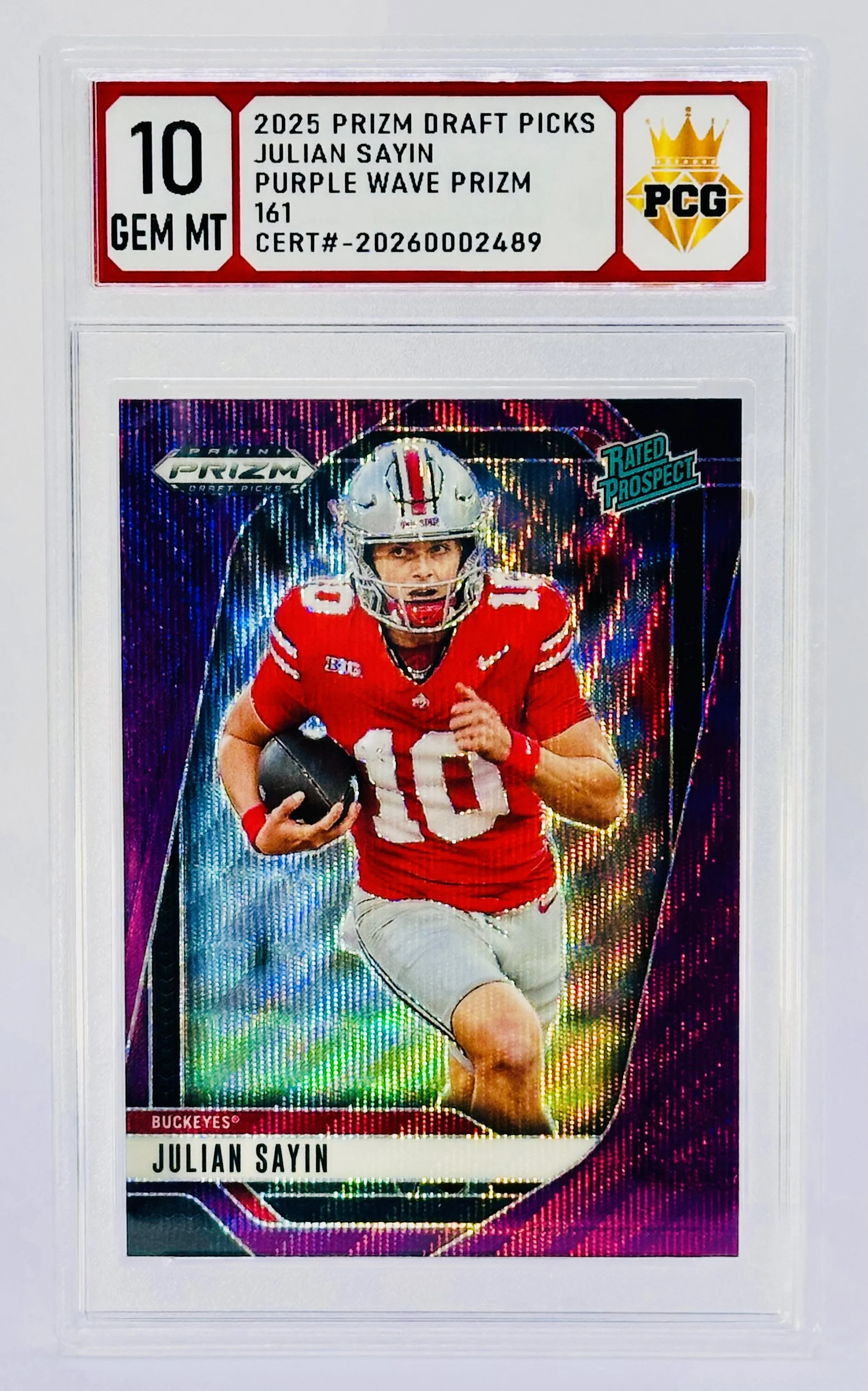 #20260002489 2025 JULIAN SAYIN 10 GEM MT