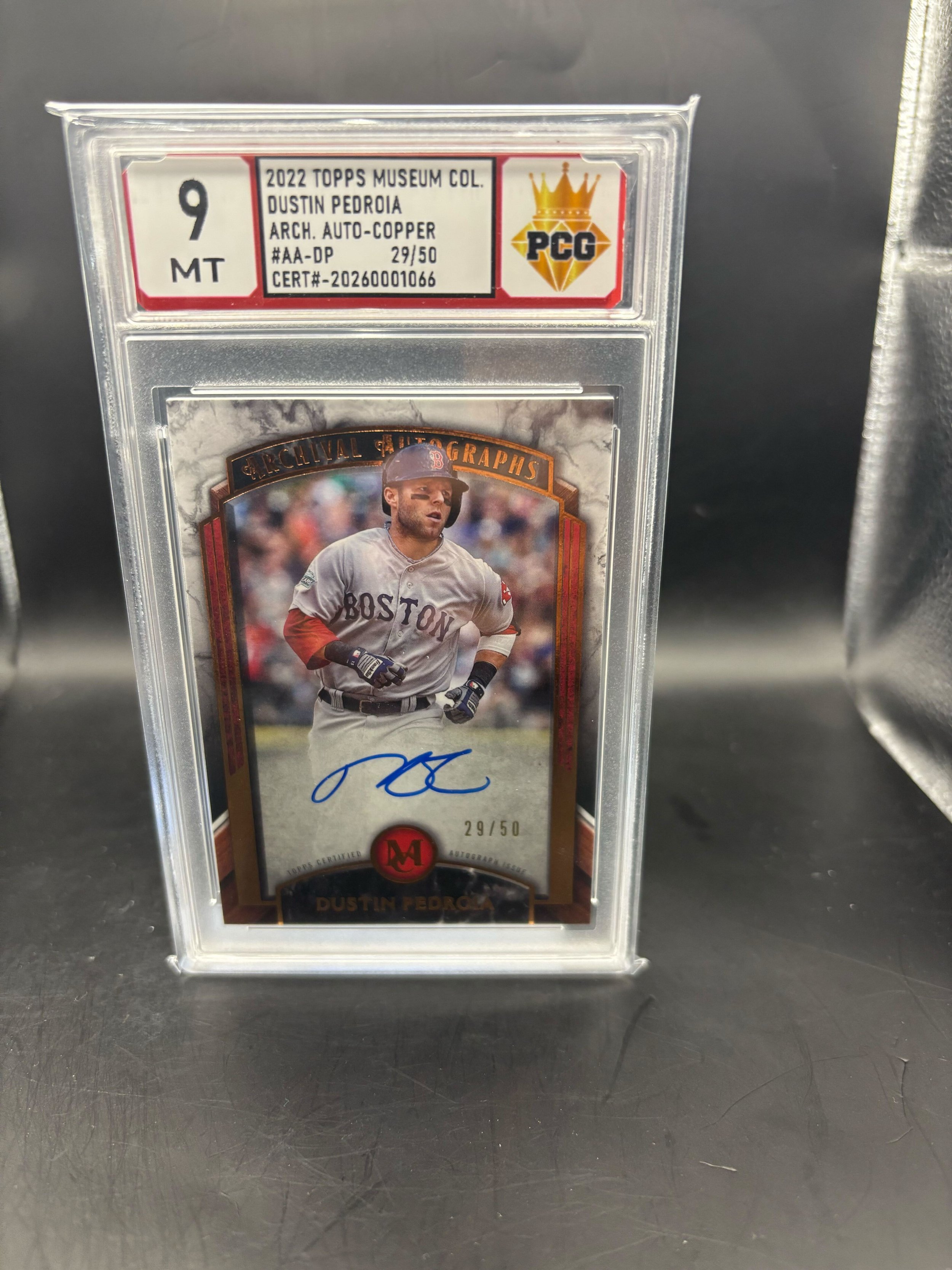 #20260001066 2002 DUSTIN PEDROIA 9 MT