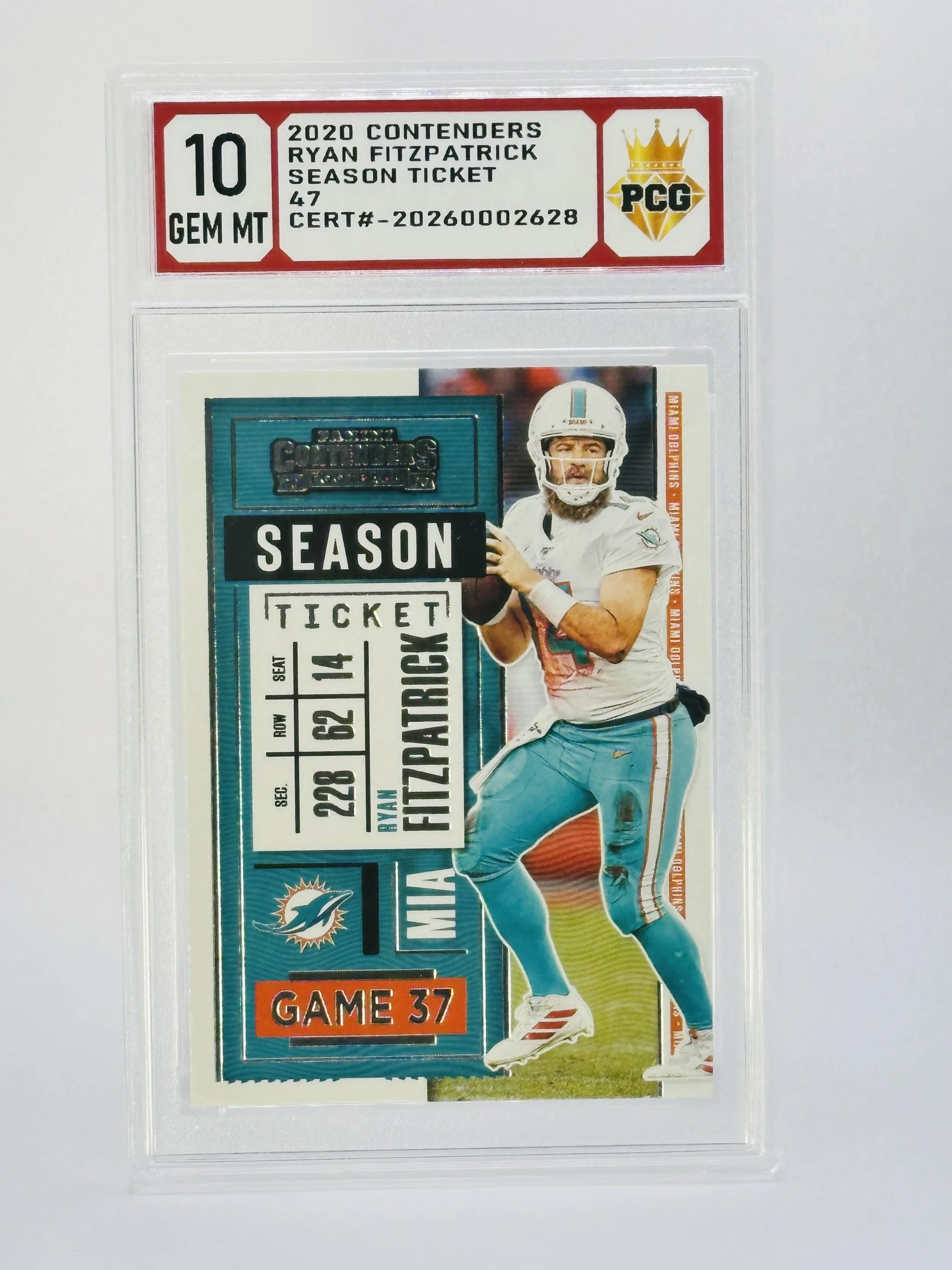 #20260002628 2020 RYAN FITZPATRICK 10 GEM MT