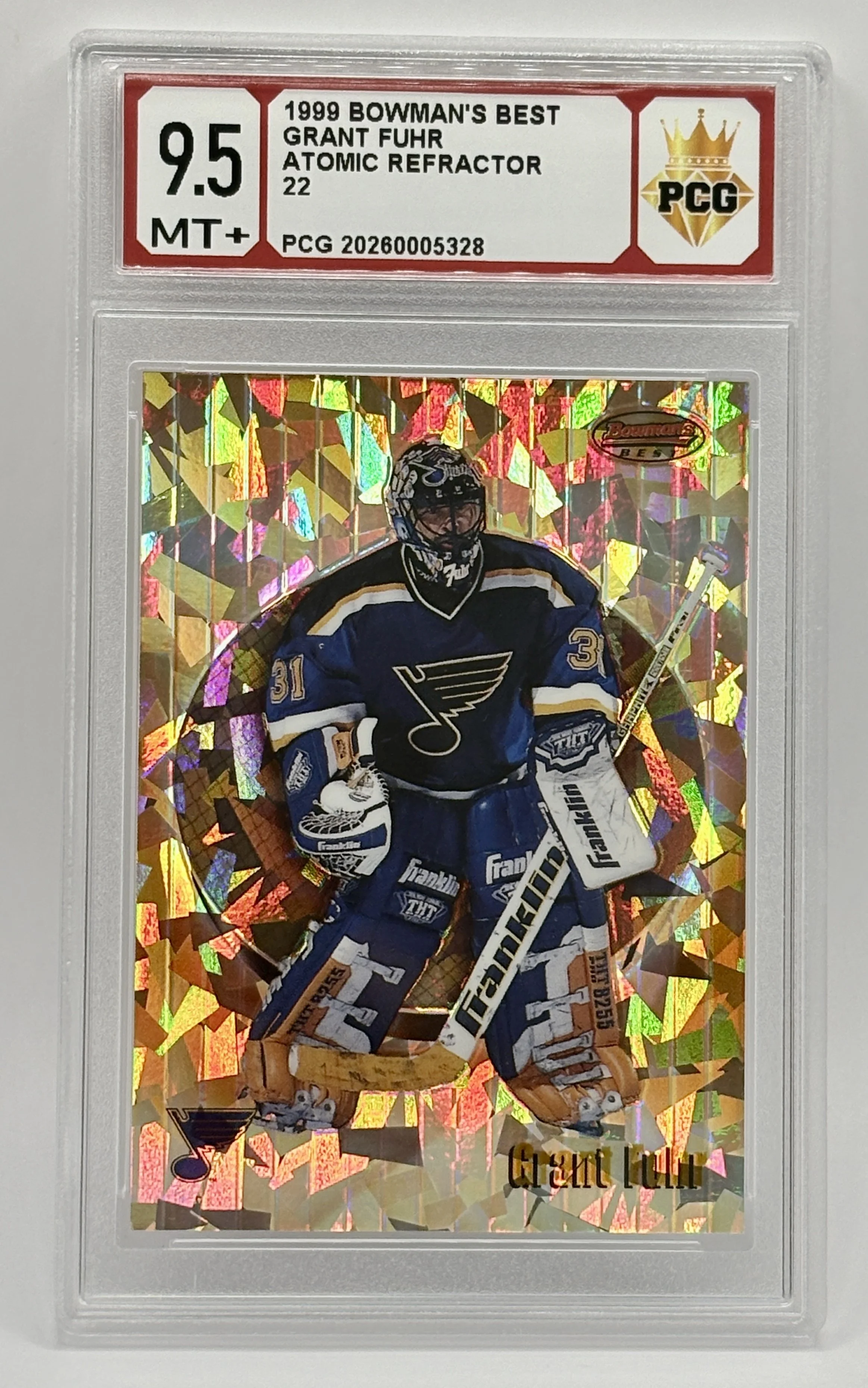#20260005328 1999 GRANT FUHR 9.5 MT+