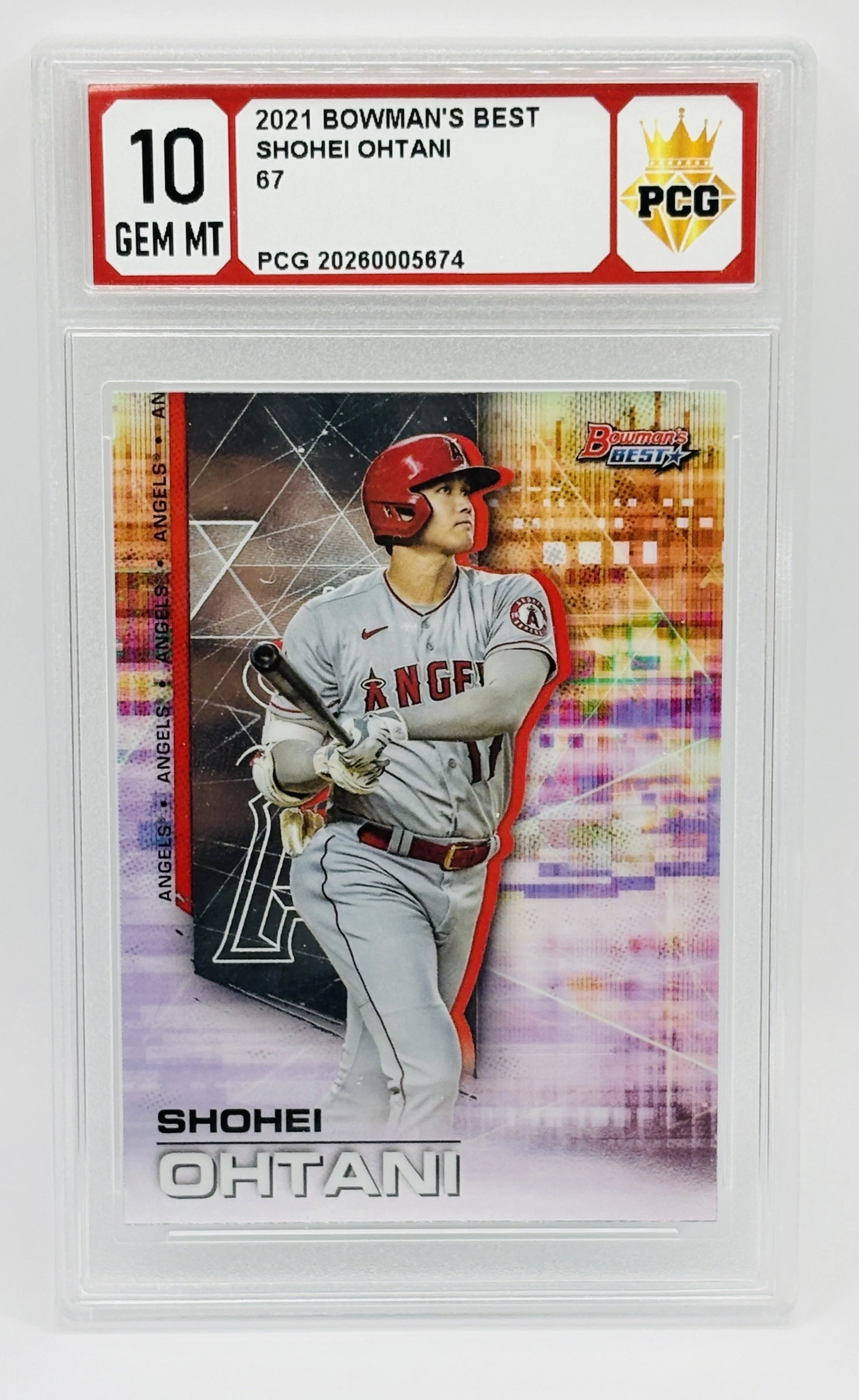 #20260005674 2021 SHOHEI OHTANI 10 GEM MT