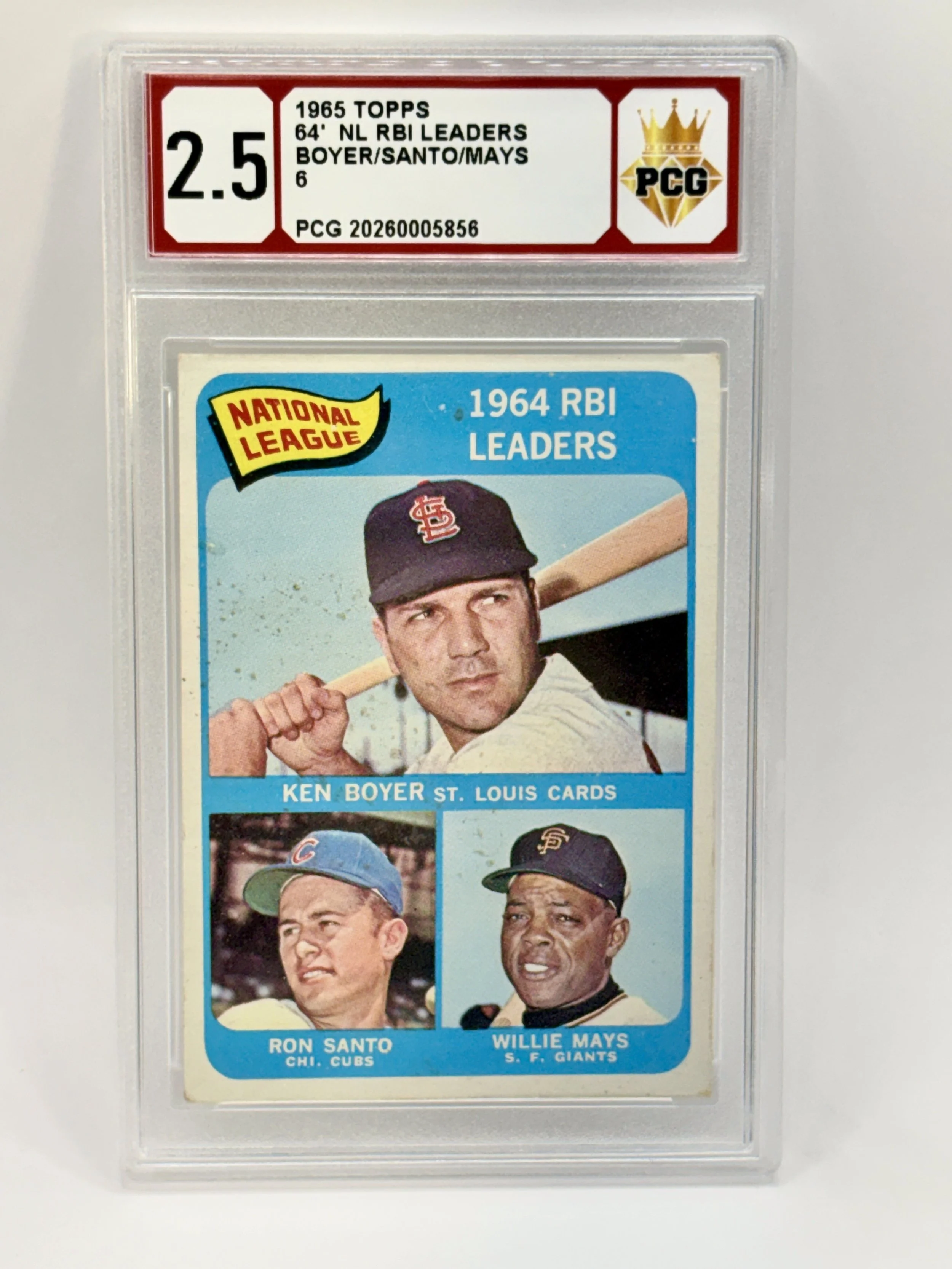 #20260005856 1965 64' NL RBI LEADERS 2.5