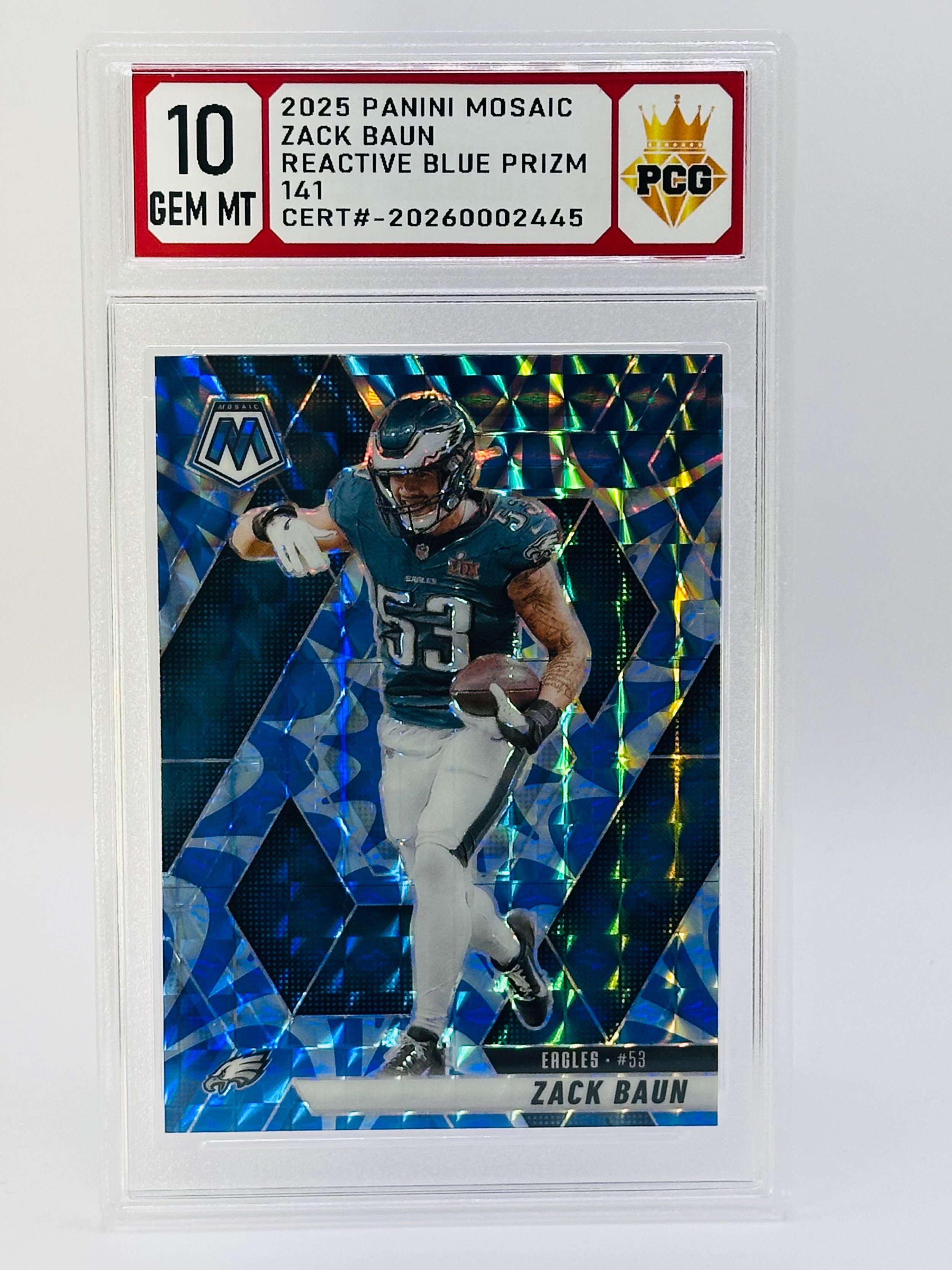 #20260002445 2025 ZACK BAUN 10 GEM MT