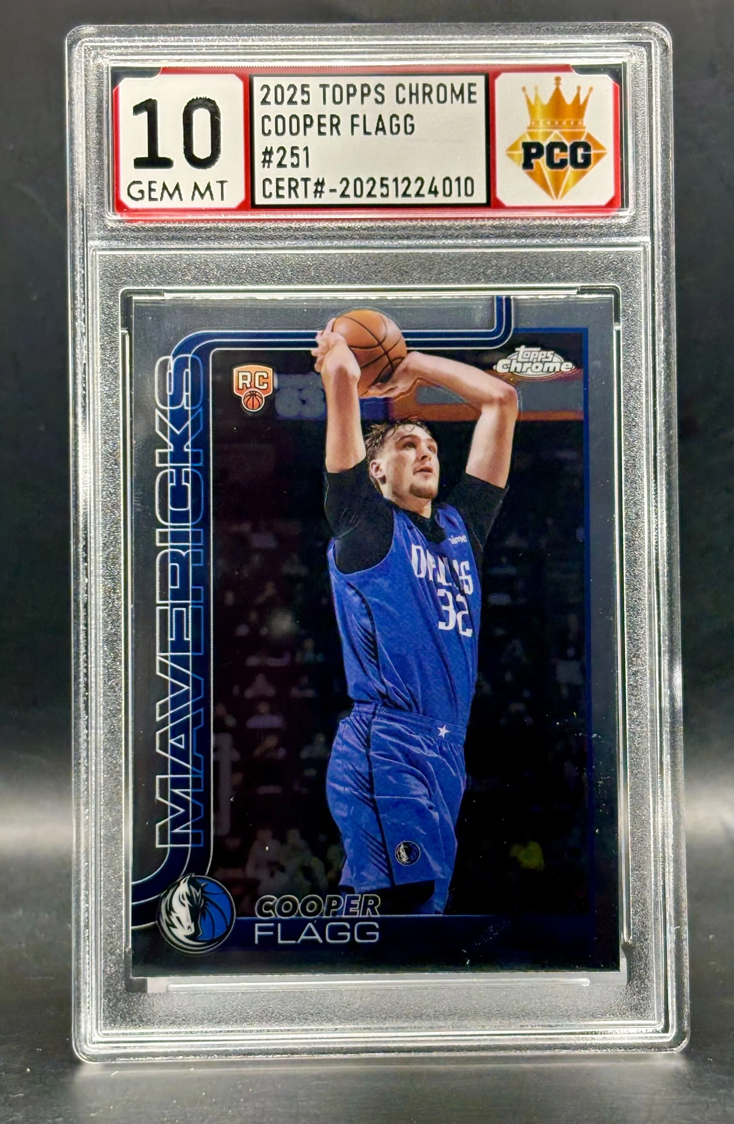 #20251224010 2025 COOPER FLAGG RC 10 GEM MT