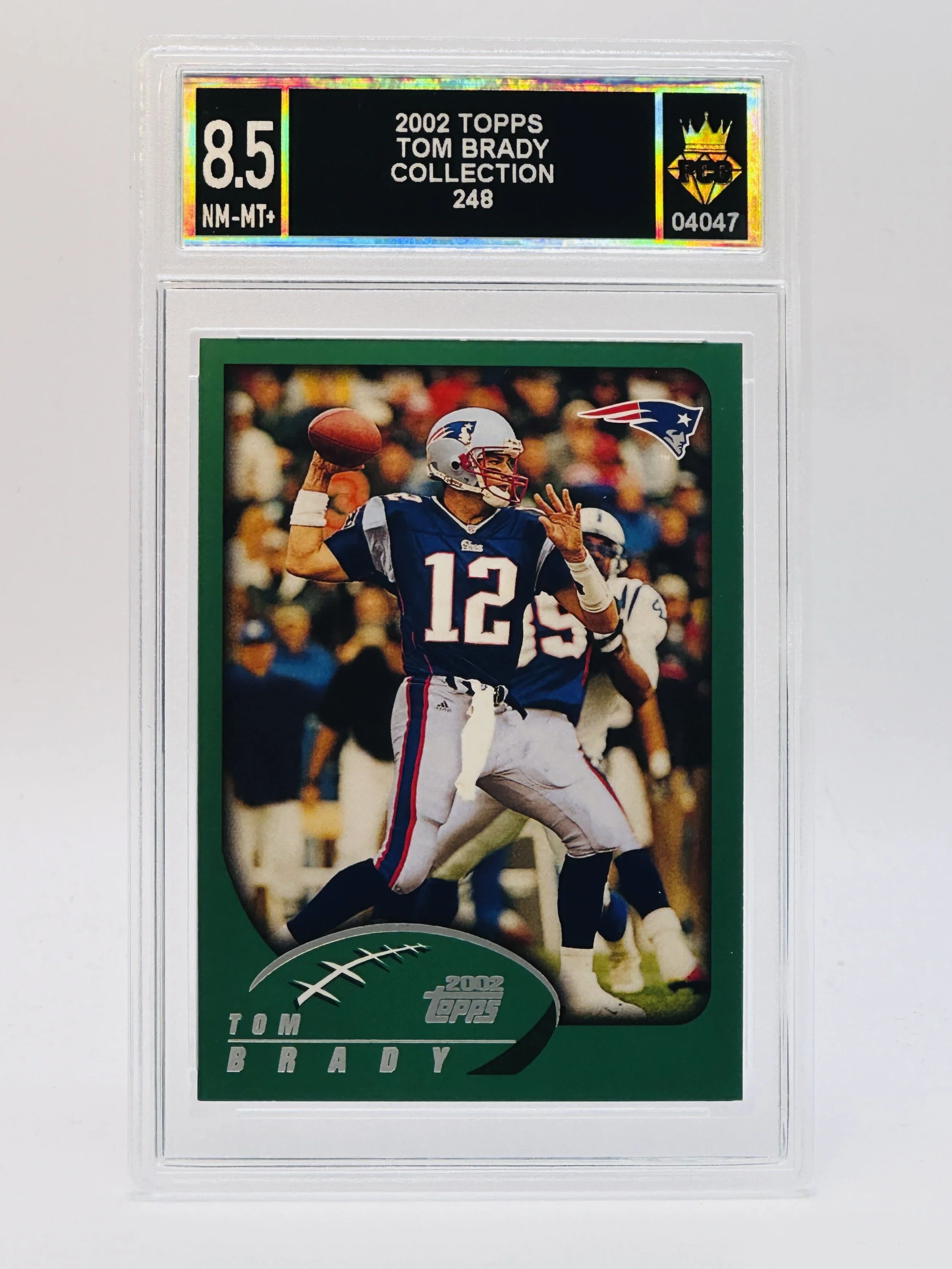 #20260004047 2002 TOM BRADY 8.5 NM-MT+