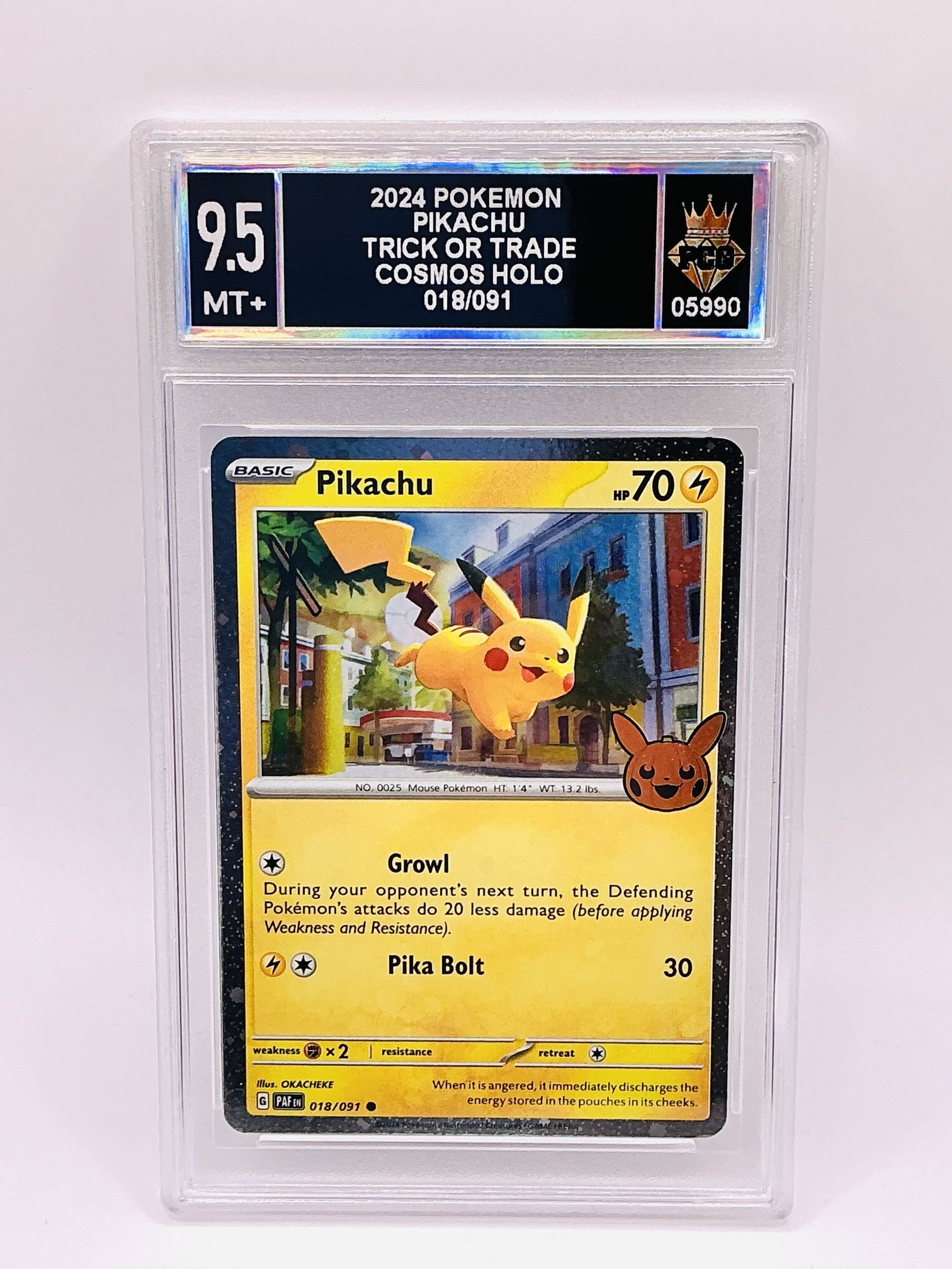 #05990 2024 PIKACHU 9.5 MT+