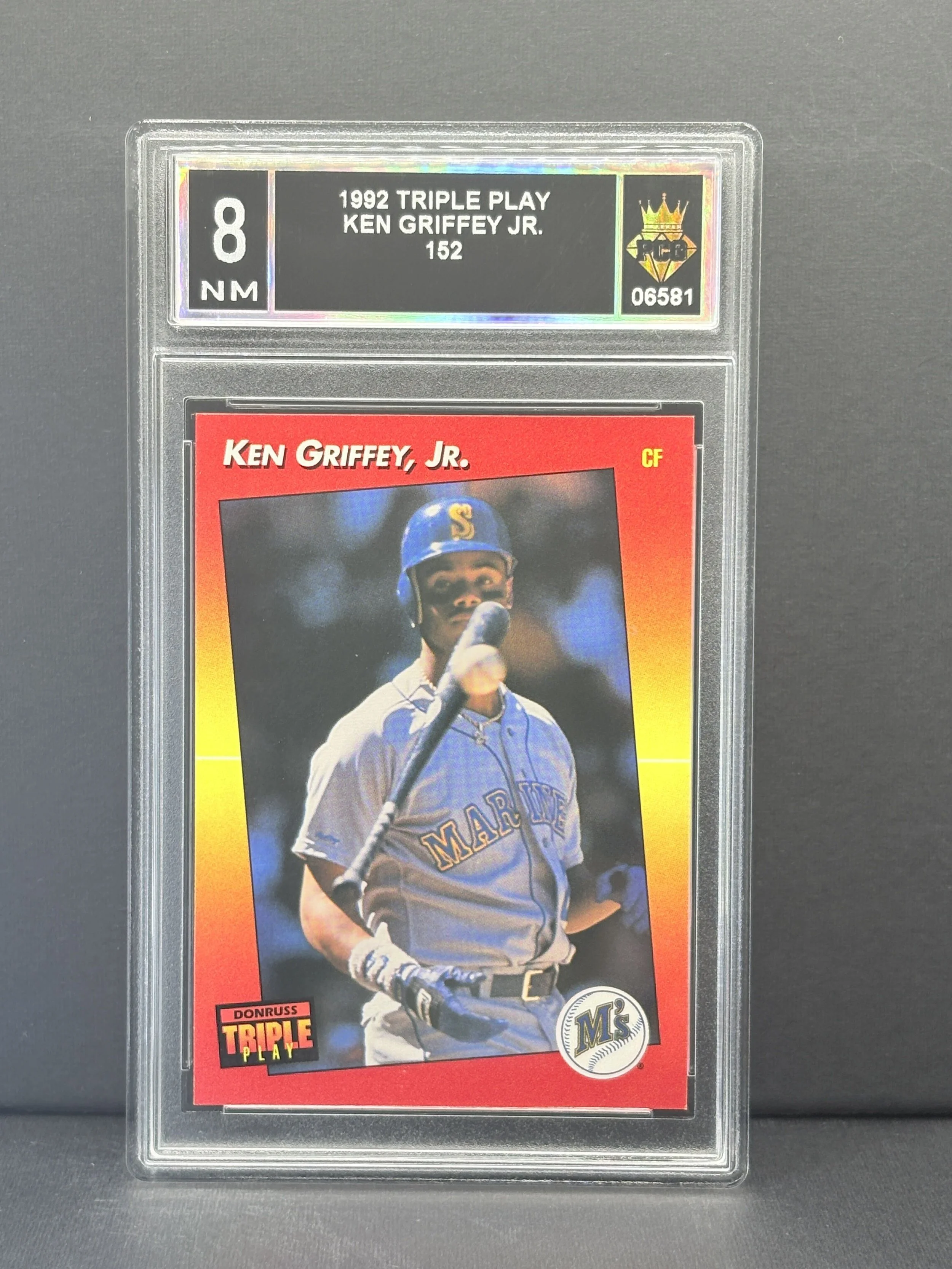 #06581 1992 KEN GRIFFEY JR. 8 NM