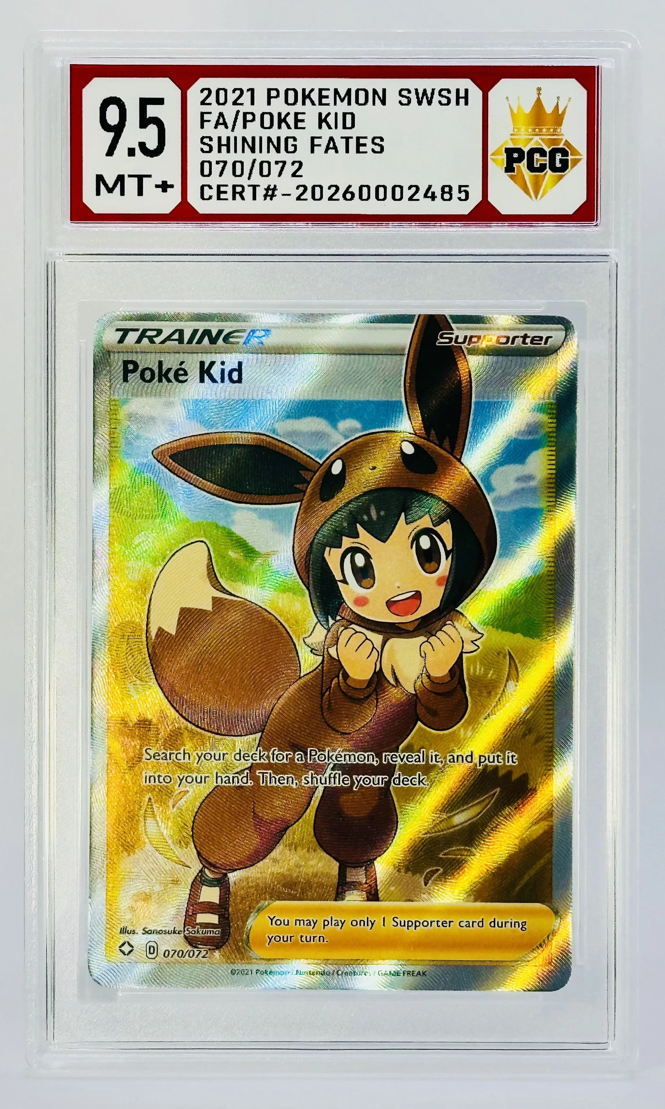 #20260002485 2021 FA/POKE KID 9.5 MT+