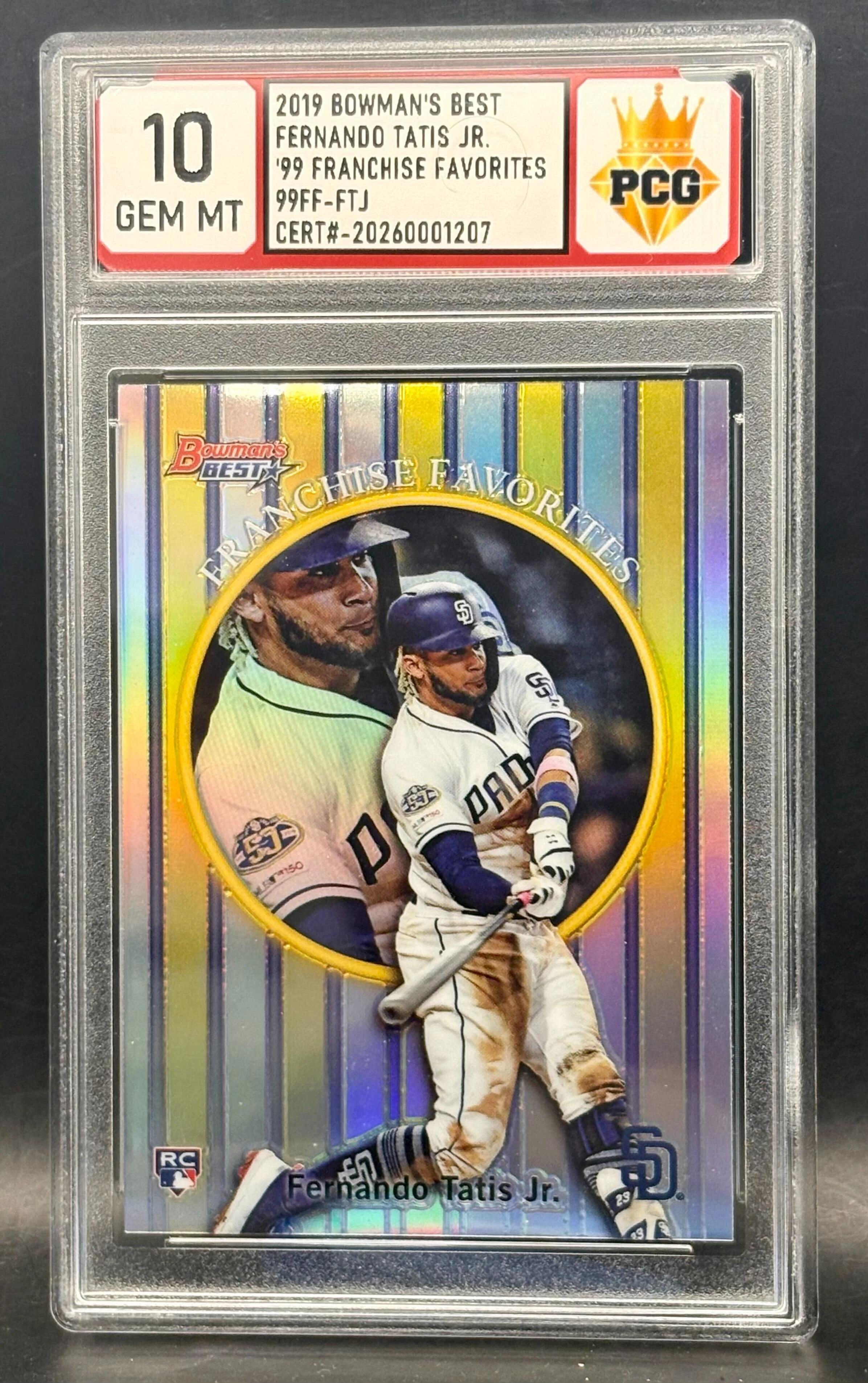 #20260001207 2019 FERNANDO TATIS JR. 10 GEM MT