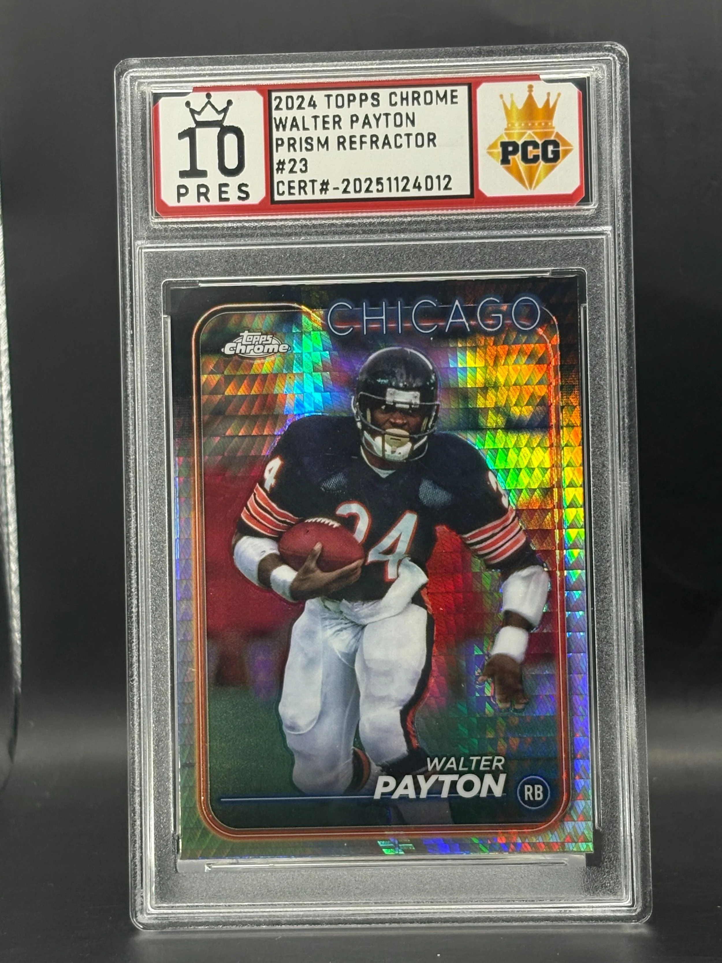 #20251124012 Walter Payton 10 Prestigious (Highest Grade)